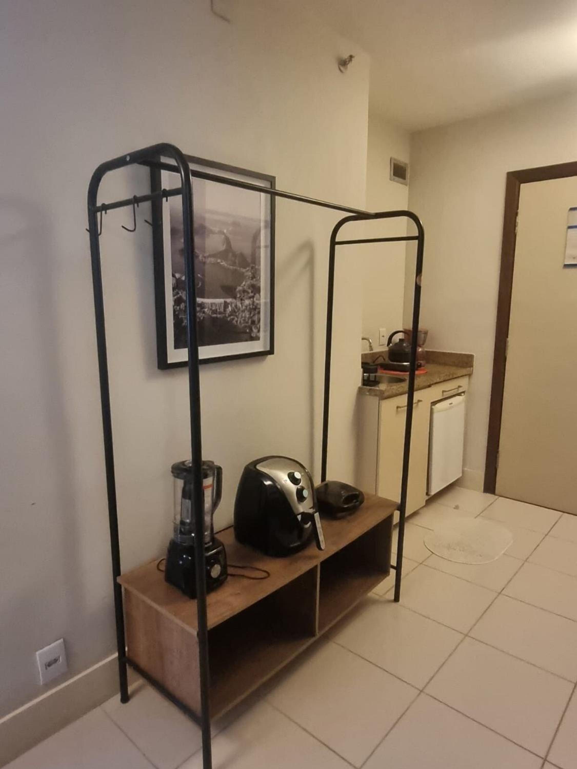 Studio pé na areia, vista, internet e ar