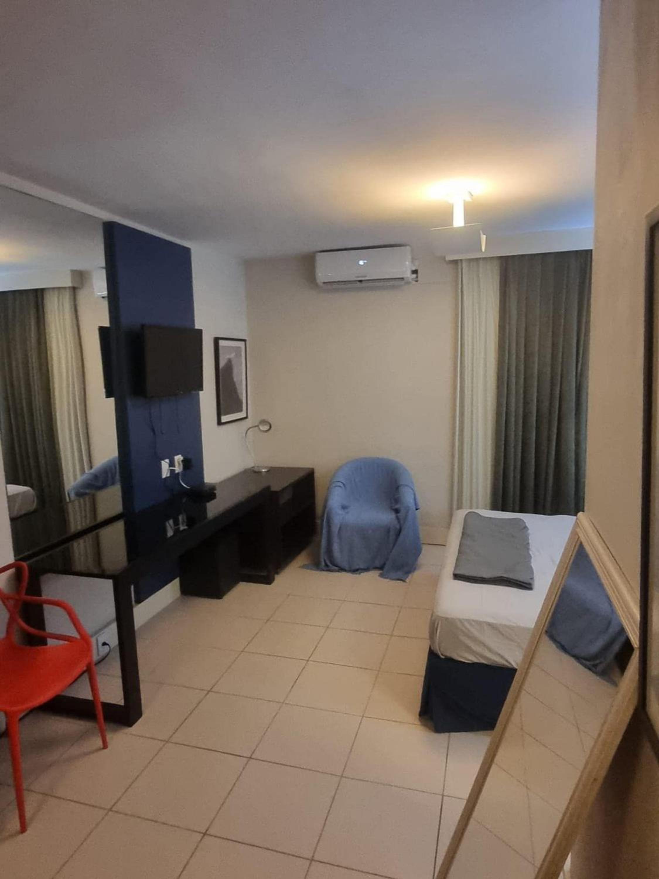 Studio pé na areia, vista, internet e ar