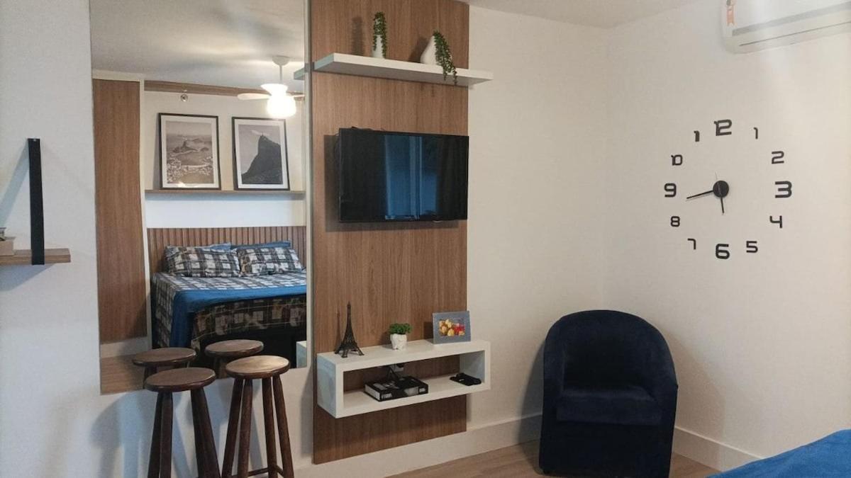 Studio pé na areia, vista, internet e ar