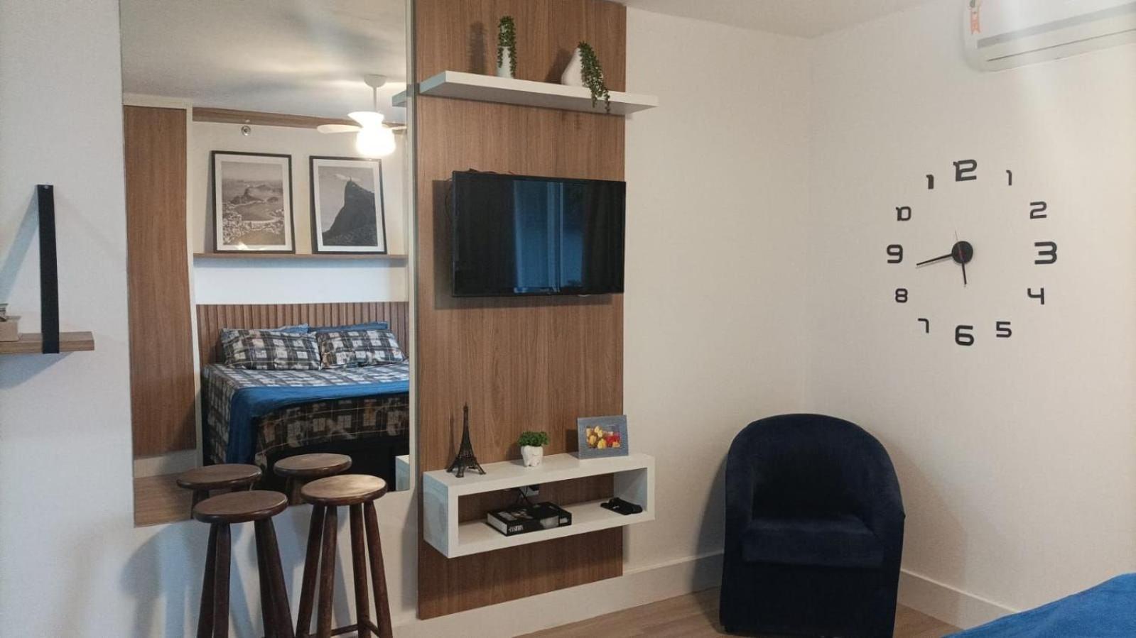 Studio pé na areia, vista, internet e ar