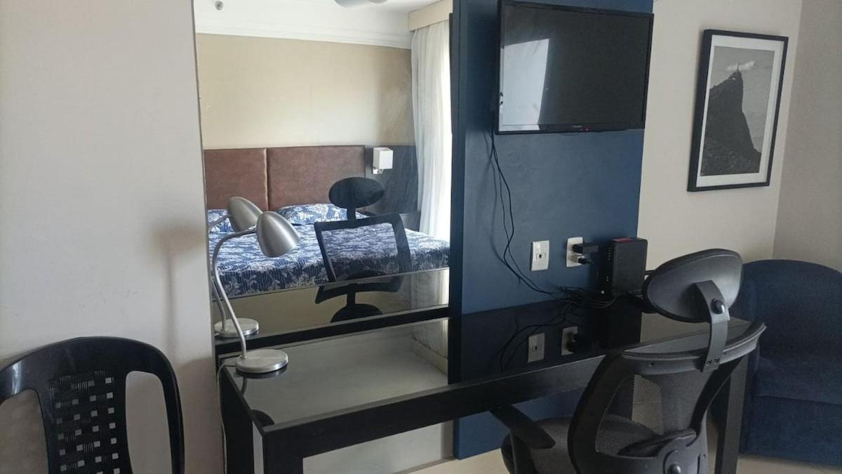 Studio pé na areia, vista, internet e ar