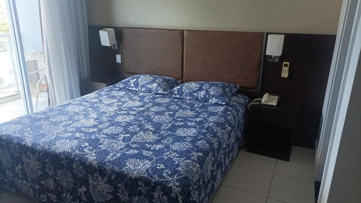 Studio pé na areia, vista, internet e ar