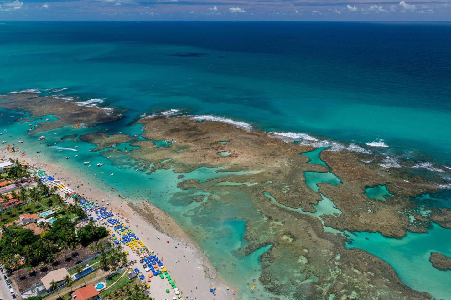 Studio em Porto de Galinhas - vista p Piscina