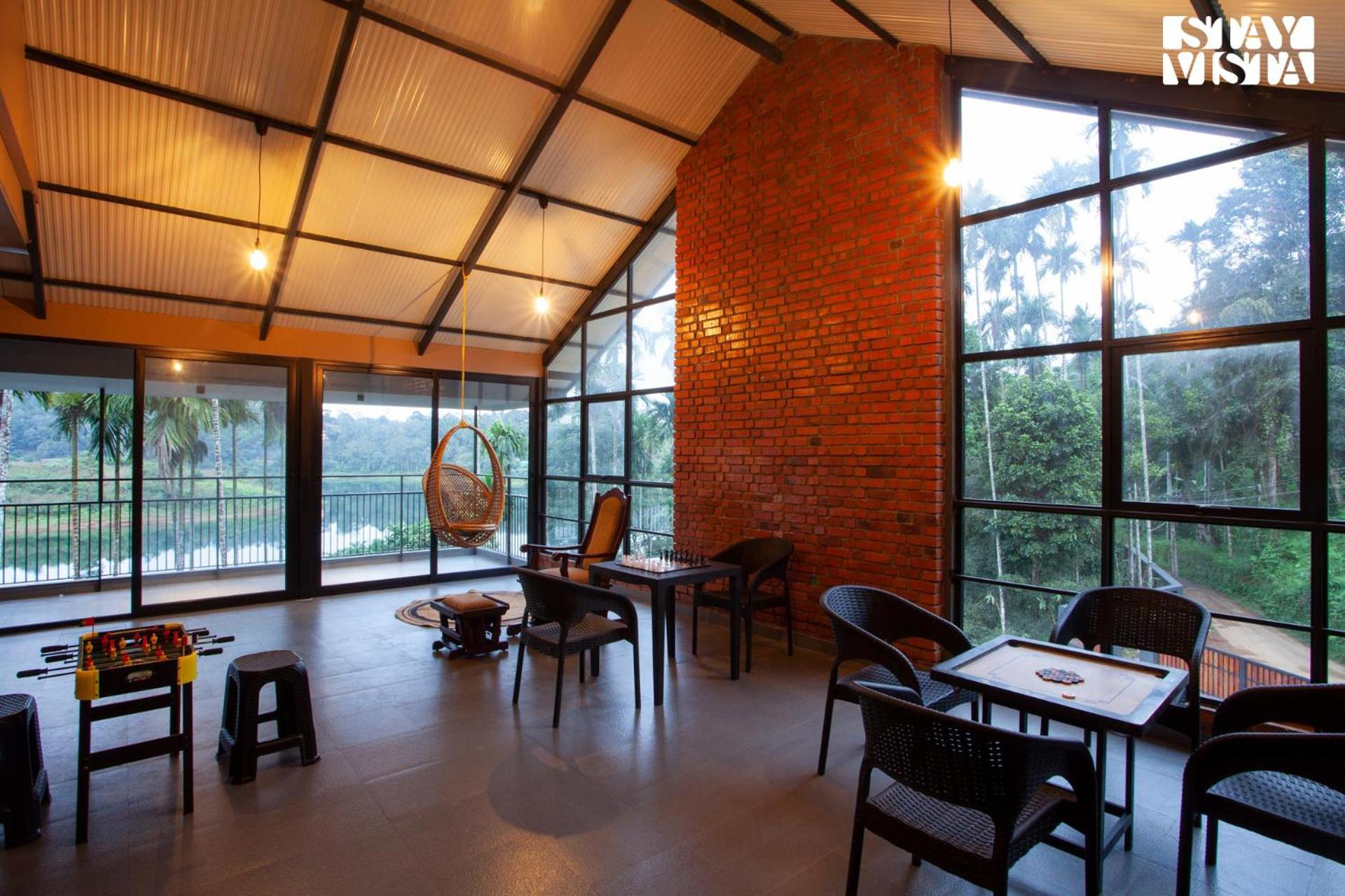 Rivera The Lake View with Indoor Games by StayVista