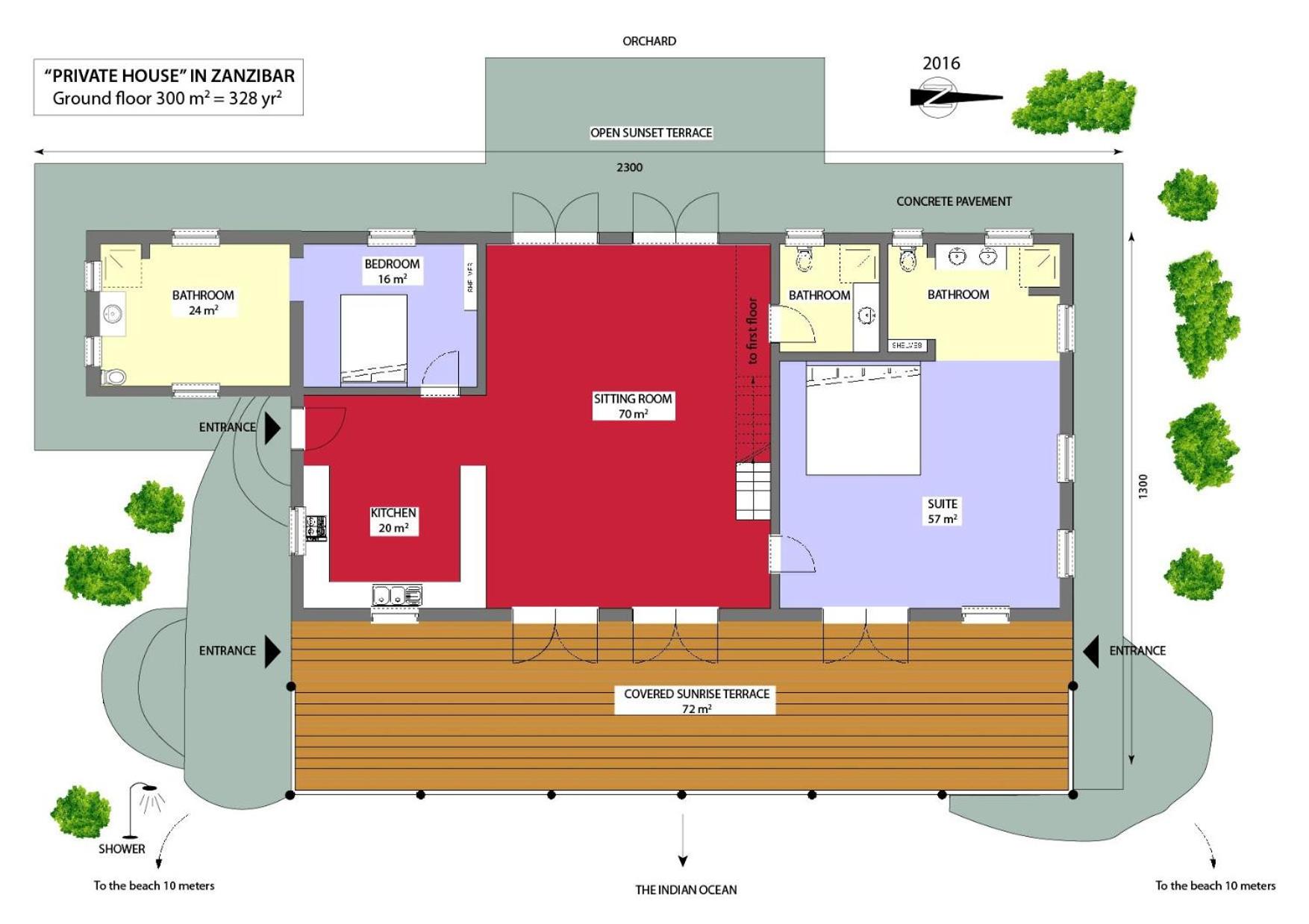 FULLY PRIVATE VILLA 390sqm ZERO MINUTES TO BEACH MATEMWE view 5