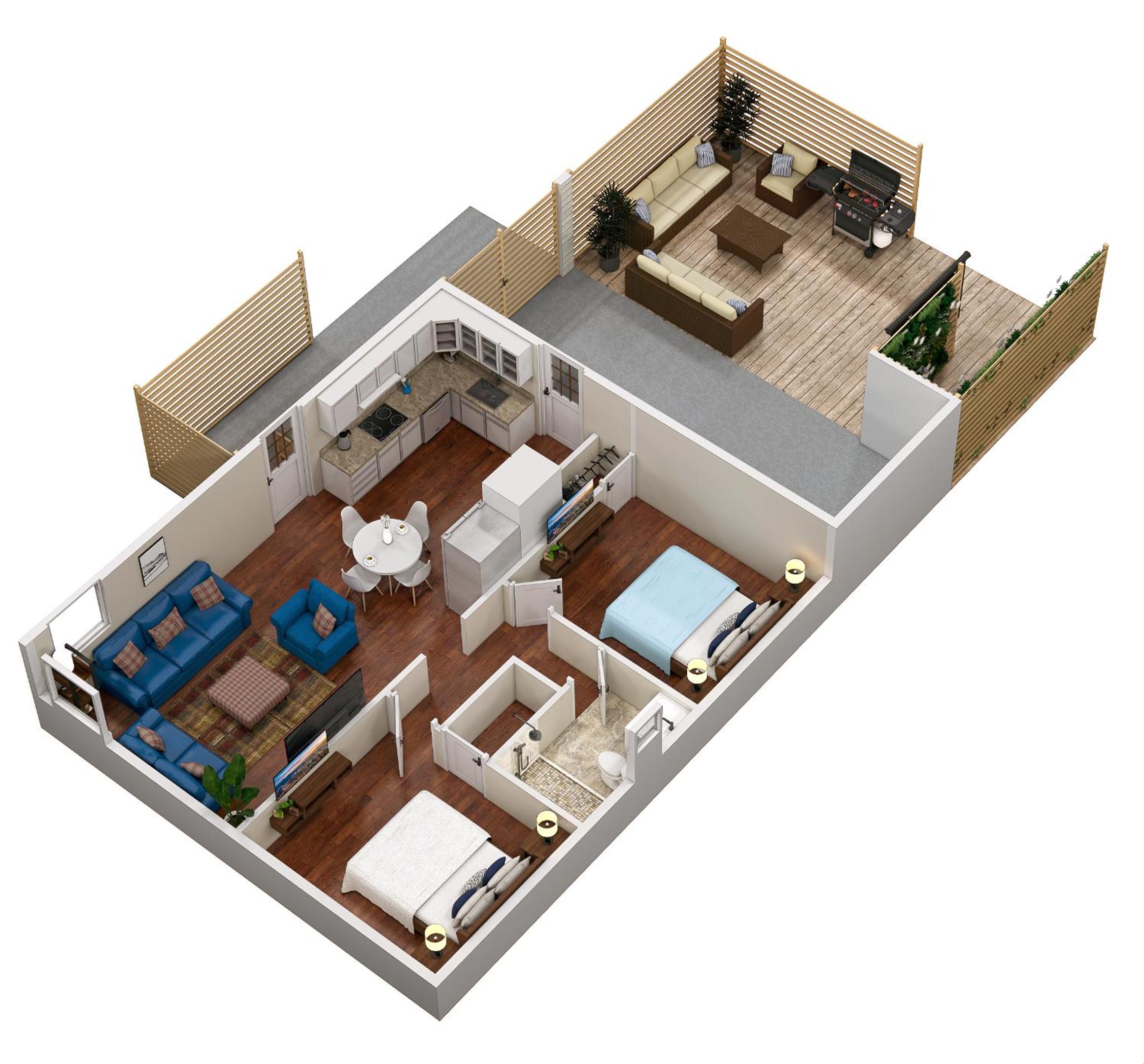Sea Escape: PCB Two Blocks From Beach view 2