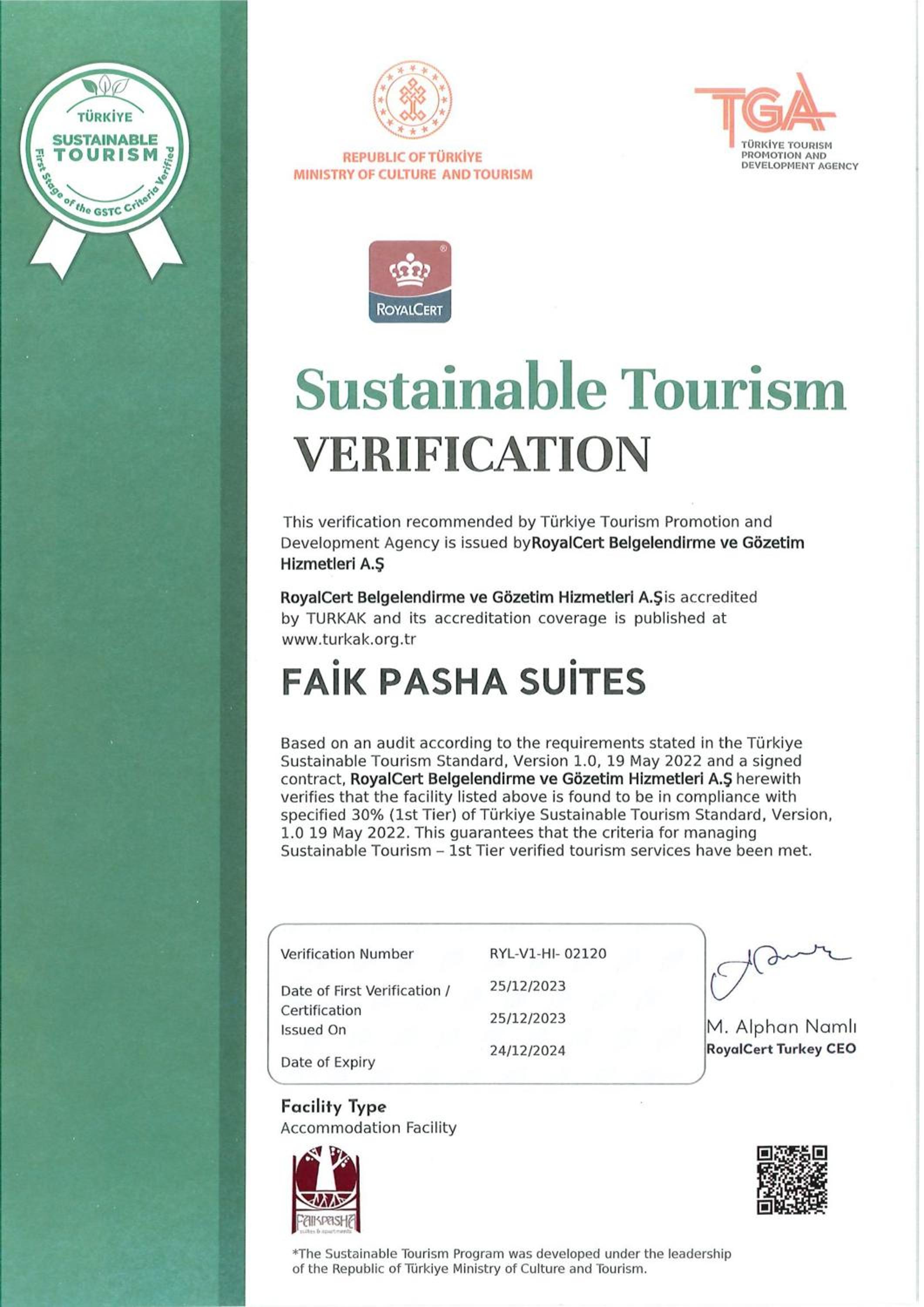 Faik Pasha Otelleri Özel Kategori Beyoğlu İstanbul - Image 32