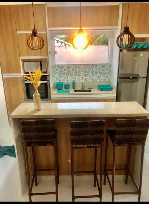 Casa Temporada Jacuípe Guarajuba 3/4 c/ar condicionado