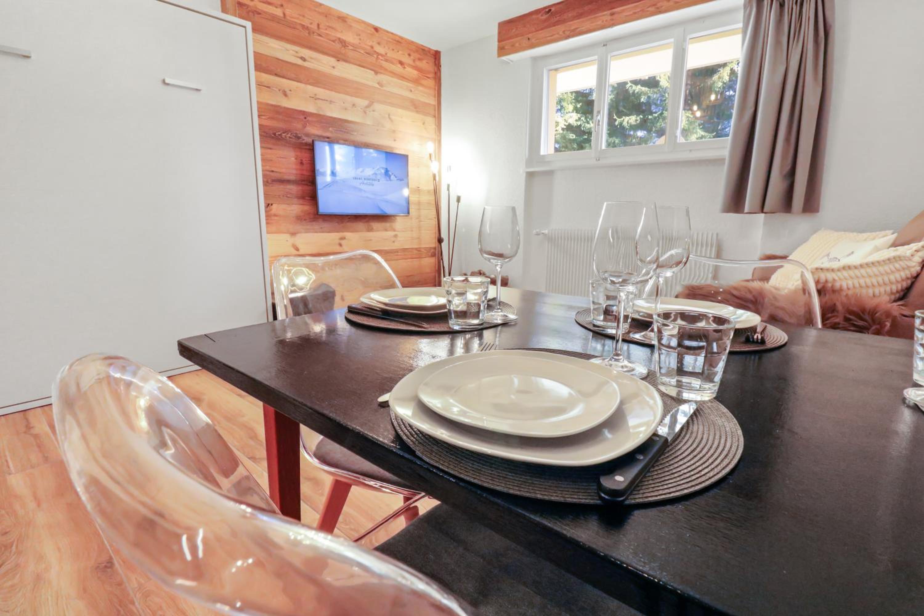 Studio rénové cosy et centré, Ski-In Ski-Out