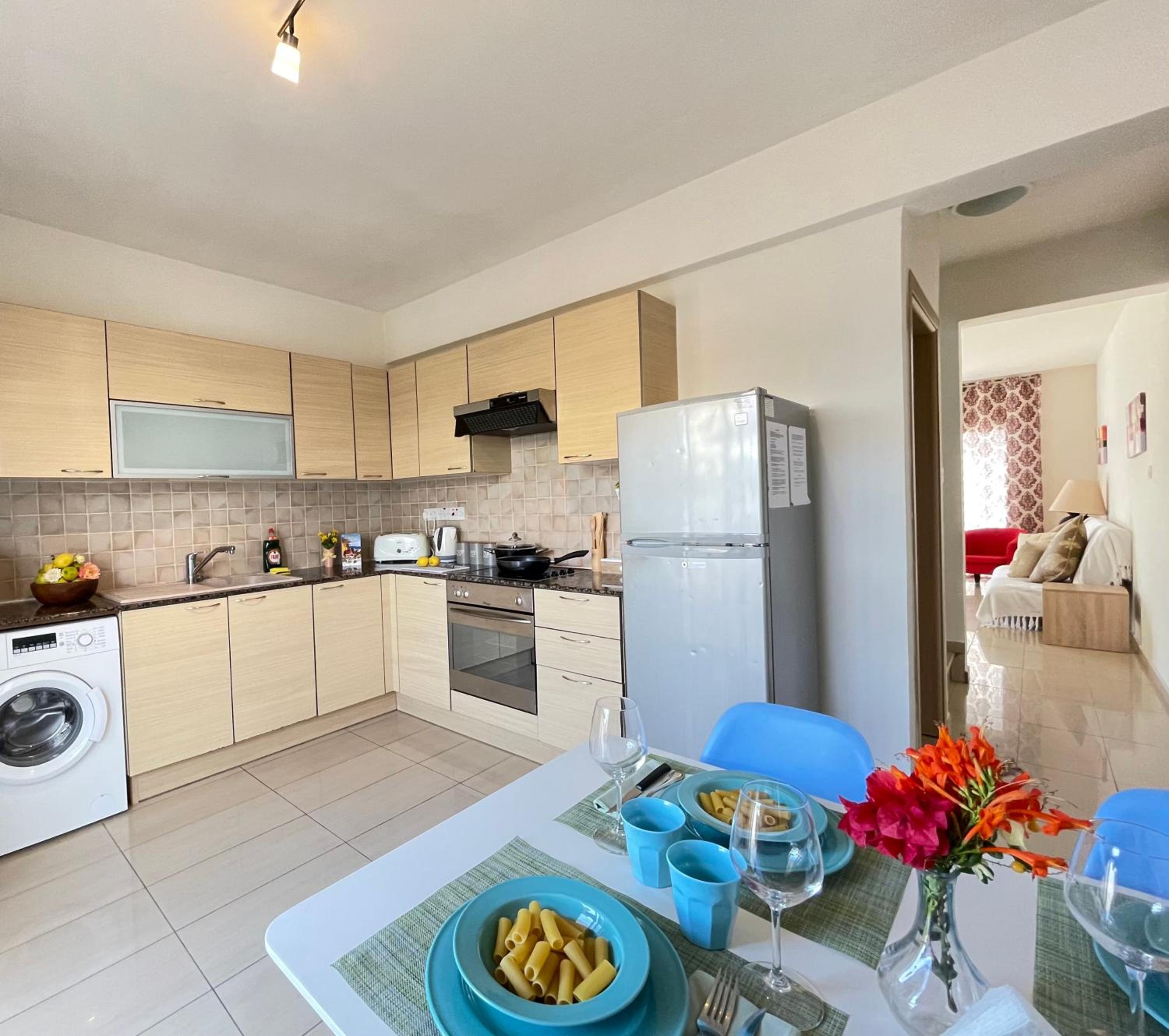 villa Rugiada in front Nissi beach with pool & Sea view