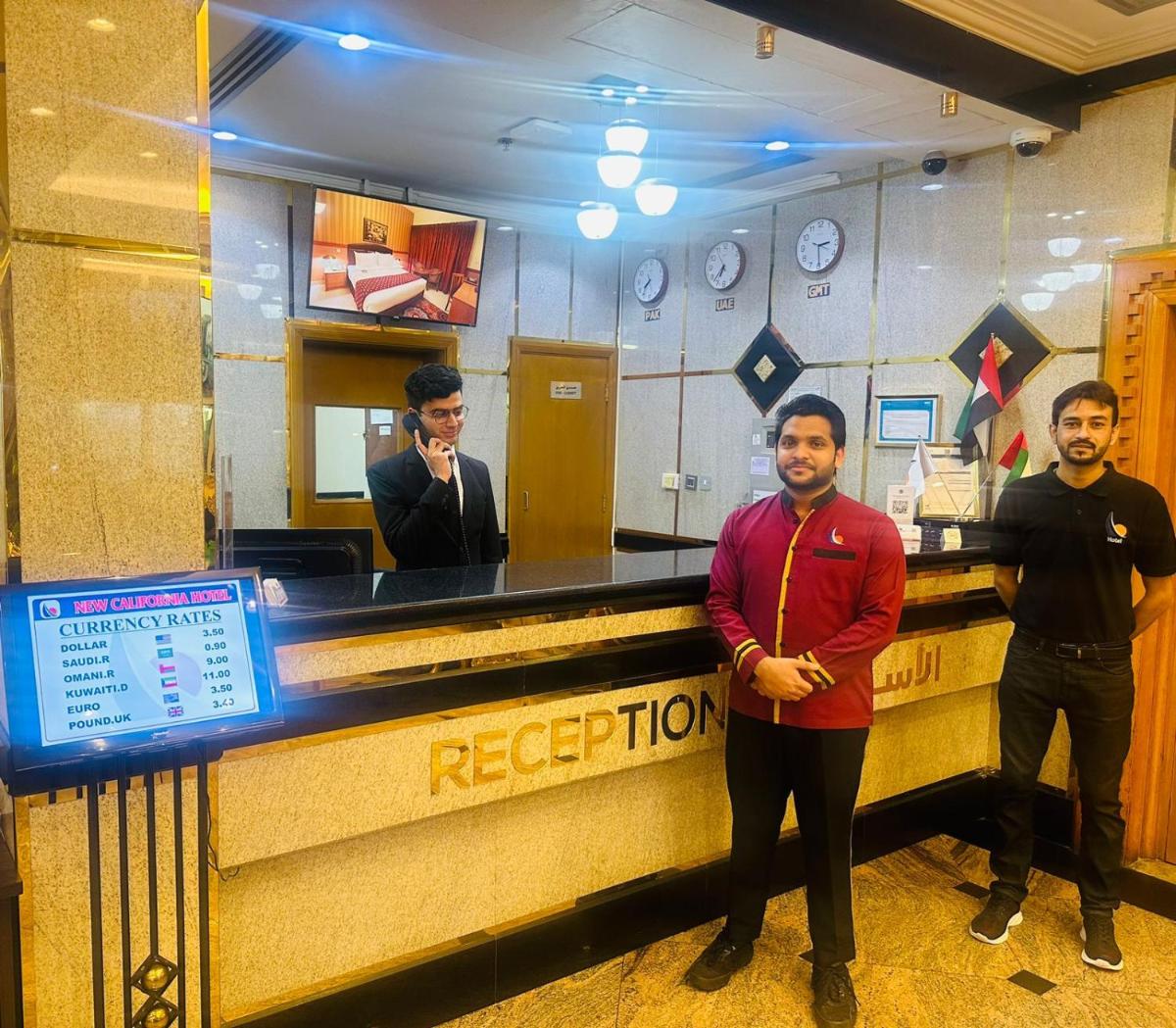 hotel reception