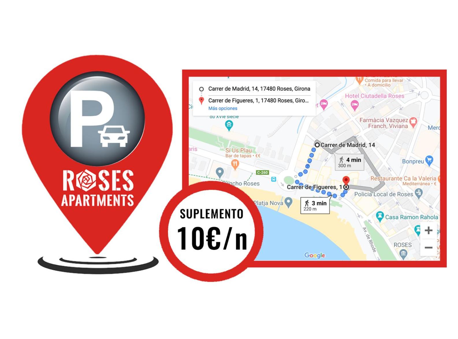 Roses Apartments Ocean 2 habitaciones vista mar lateral view 3