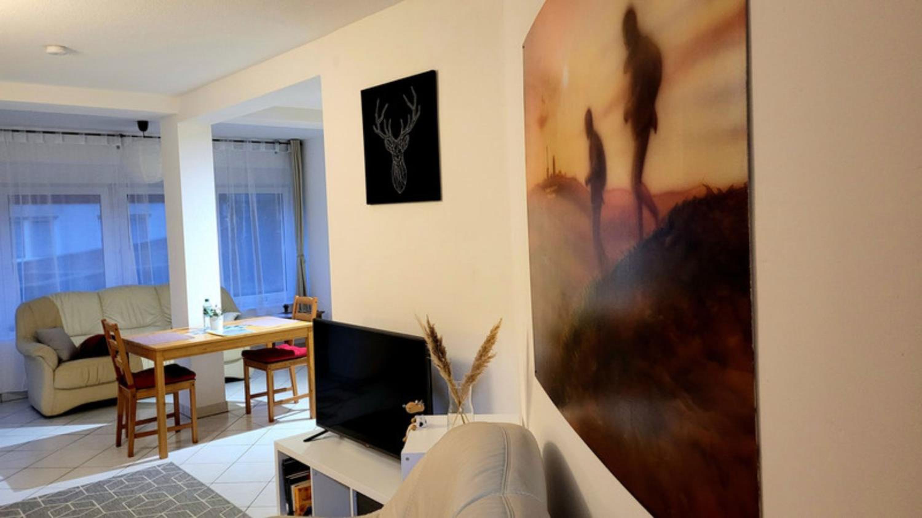 Wohlfühl-Ferienwohnung mit Tiefgarage im Grünen