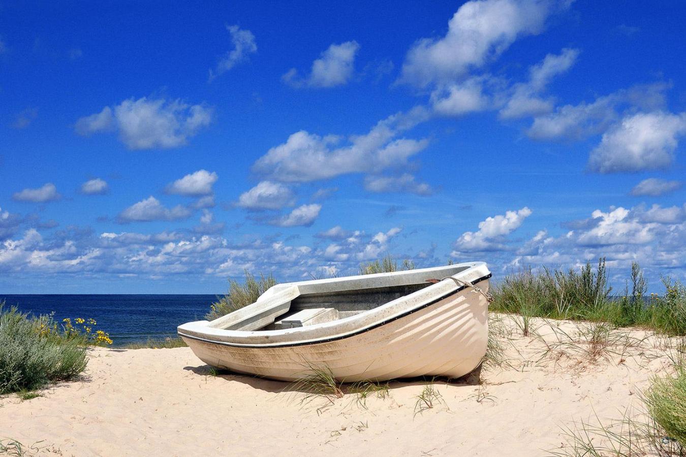 Sommerwind App1 - Strandpromenade seitlicher Meerblick, Strandkorb saisonal