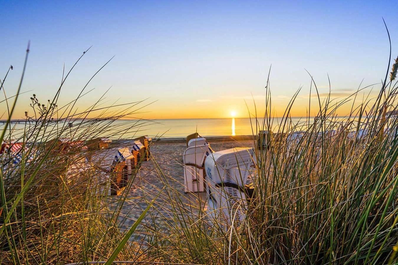 Sommerwind App1 - Strandpromenade seitlicher Meerblick, Strandkorb saisonal