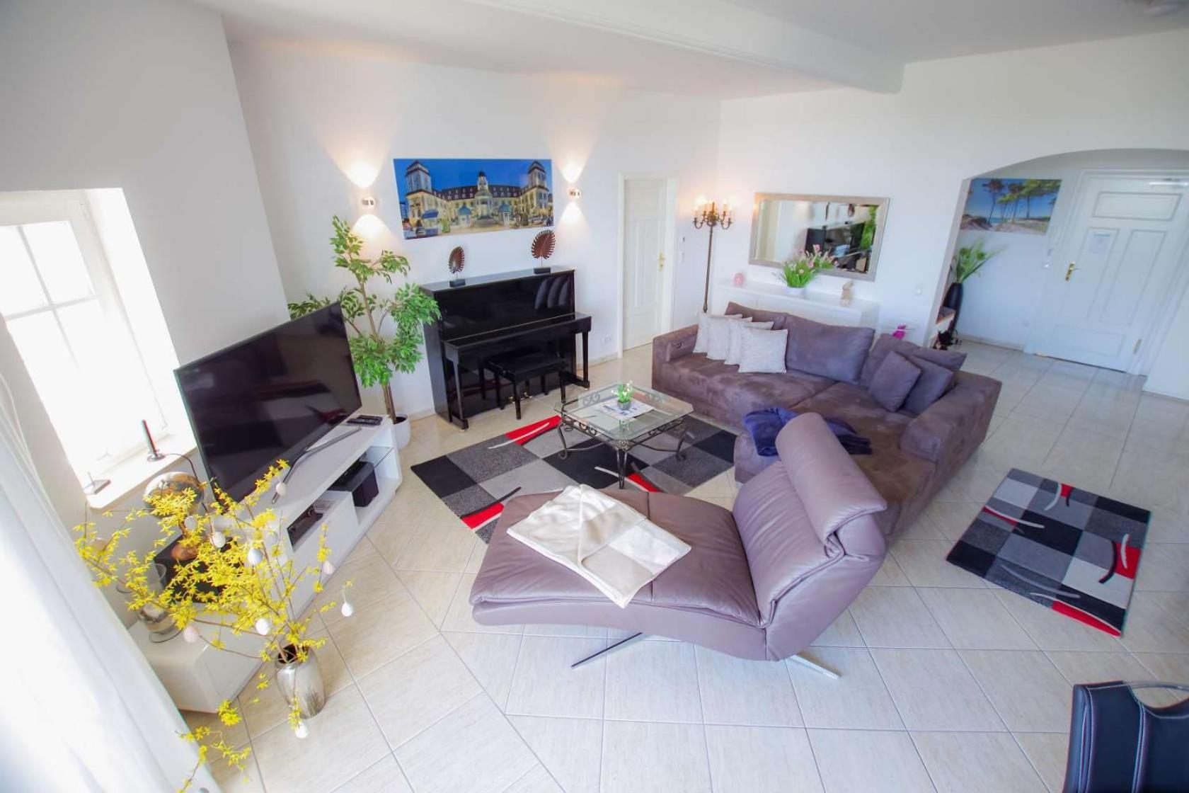 Penthouse App11 - Strandpromenade Meerblick, Infrarotsauna, Strandkorb saisonal