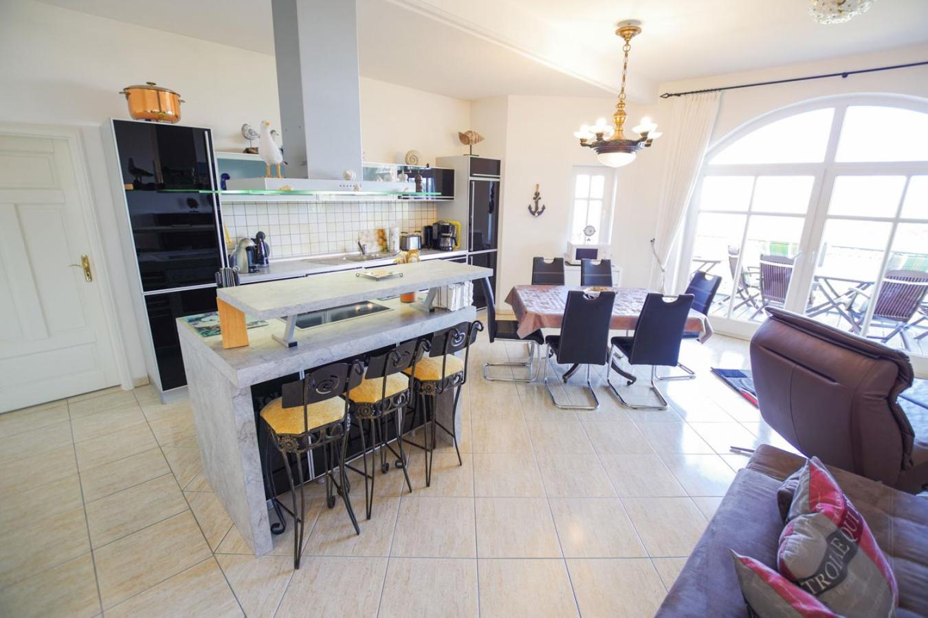 Penthouse App11 - Strandpromenade Meerblick, Infrarotsauna, Strandkorb saisonal
