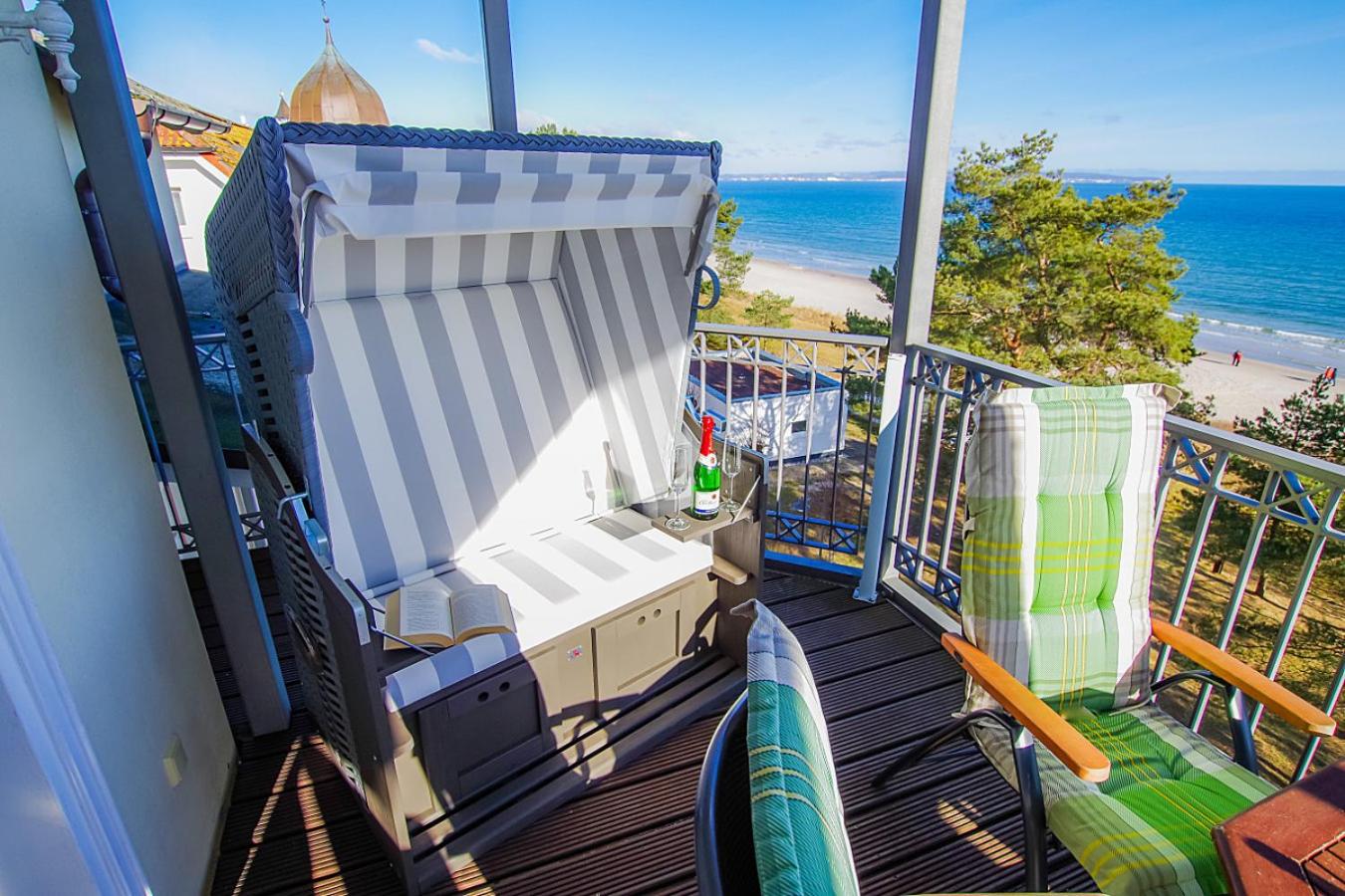 Penthouse App11 - Strandpromenade Meerblick, Infrarotsauna, Strandkorb saisonal