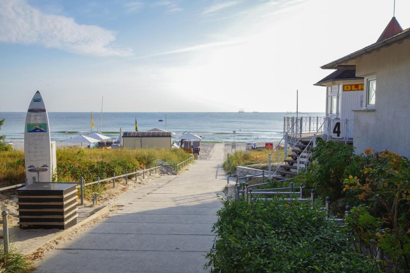 Penthouse App11 - Strandpromenade Meerblick, Infrarotsauna, Strandkorb saisonal