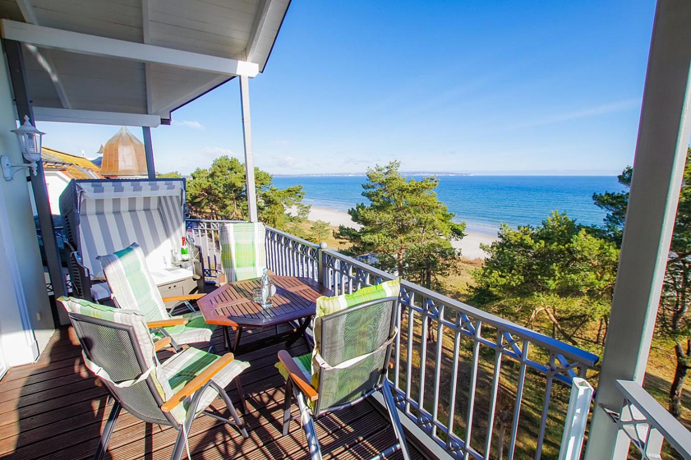 Penthouse App11 - Strandpromenade Meerblick, Infrarotsauna, Strandkorb saisonal