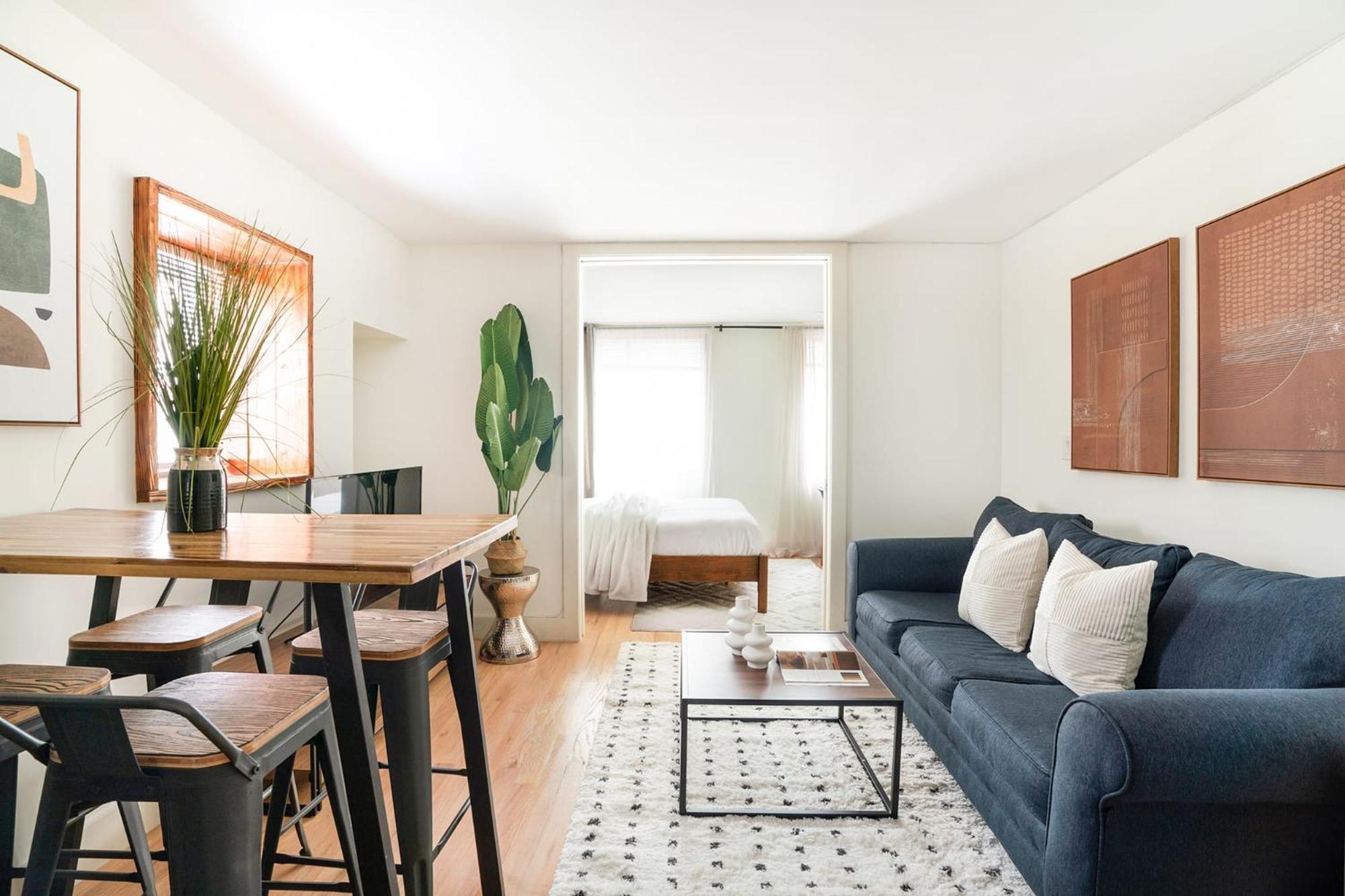75-2A furnished 1BR W D Elev central park
