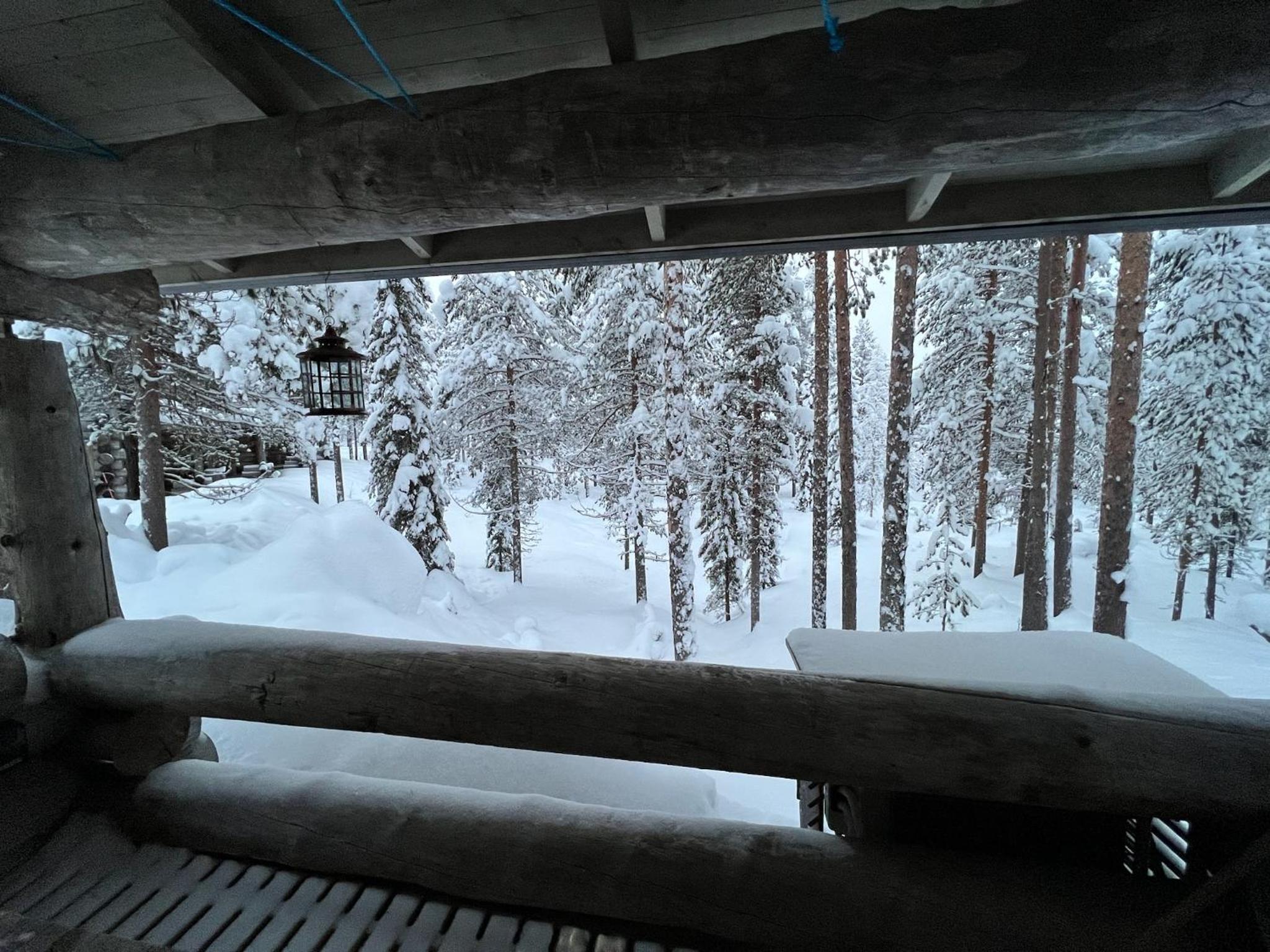 Rauhallinen kelohuoneisto lähellä palveluita, Peacefull Log apartment at Ylläs