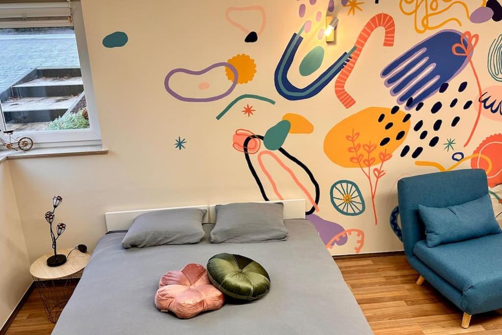 La fresque d'Héloïse - appartement 1 chambre 2 lits doubles