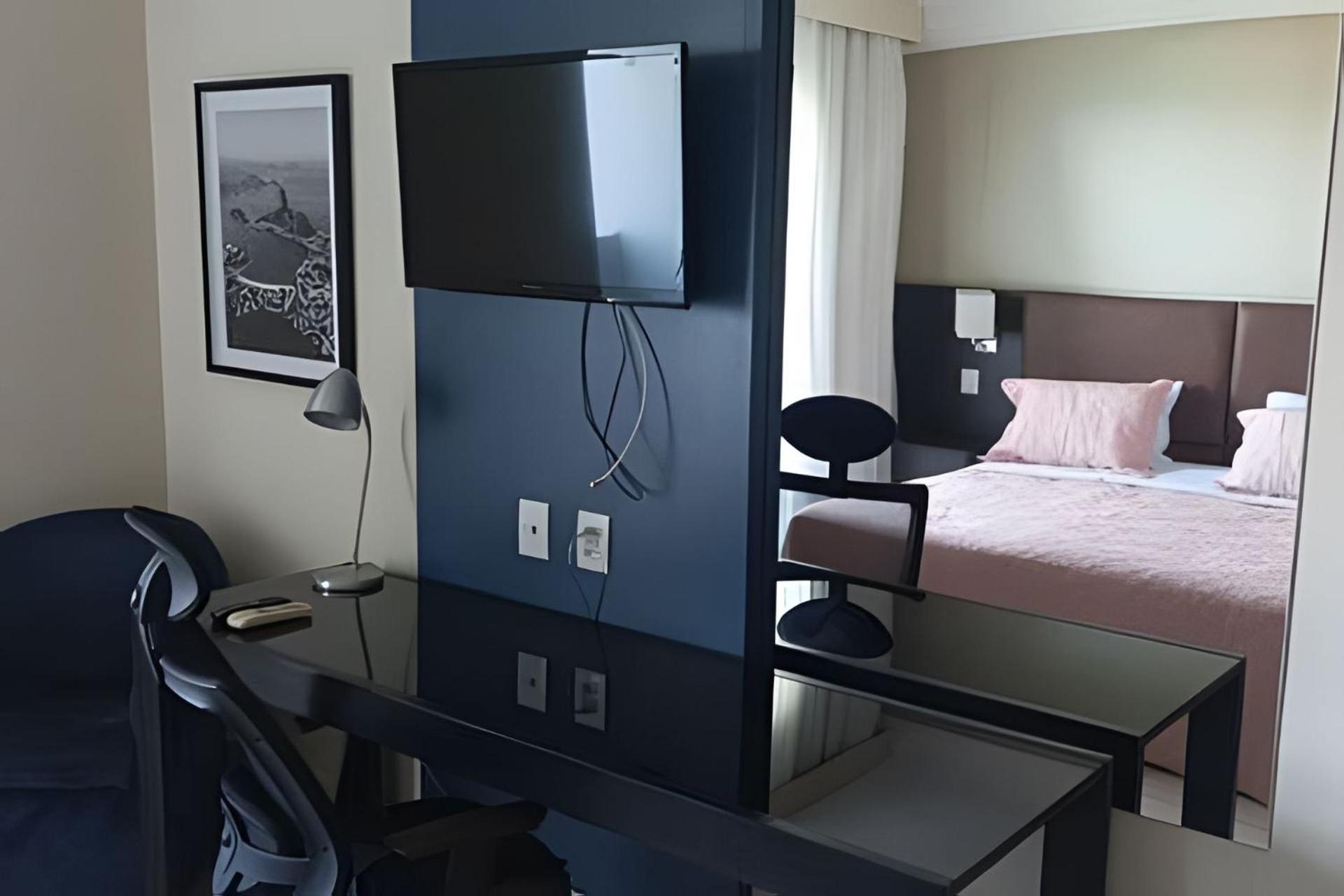 Studio pé na areia, vista, internet e ar