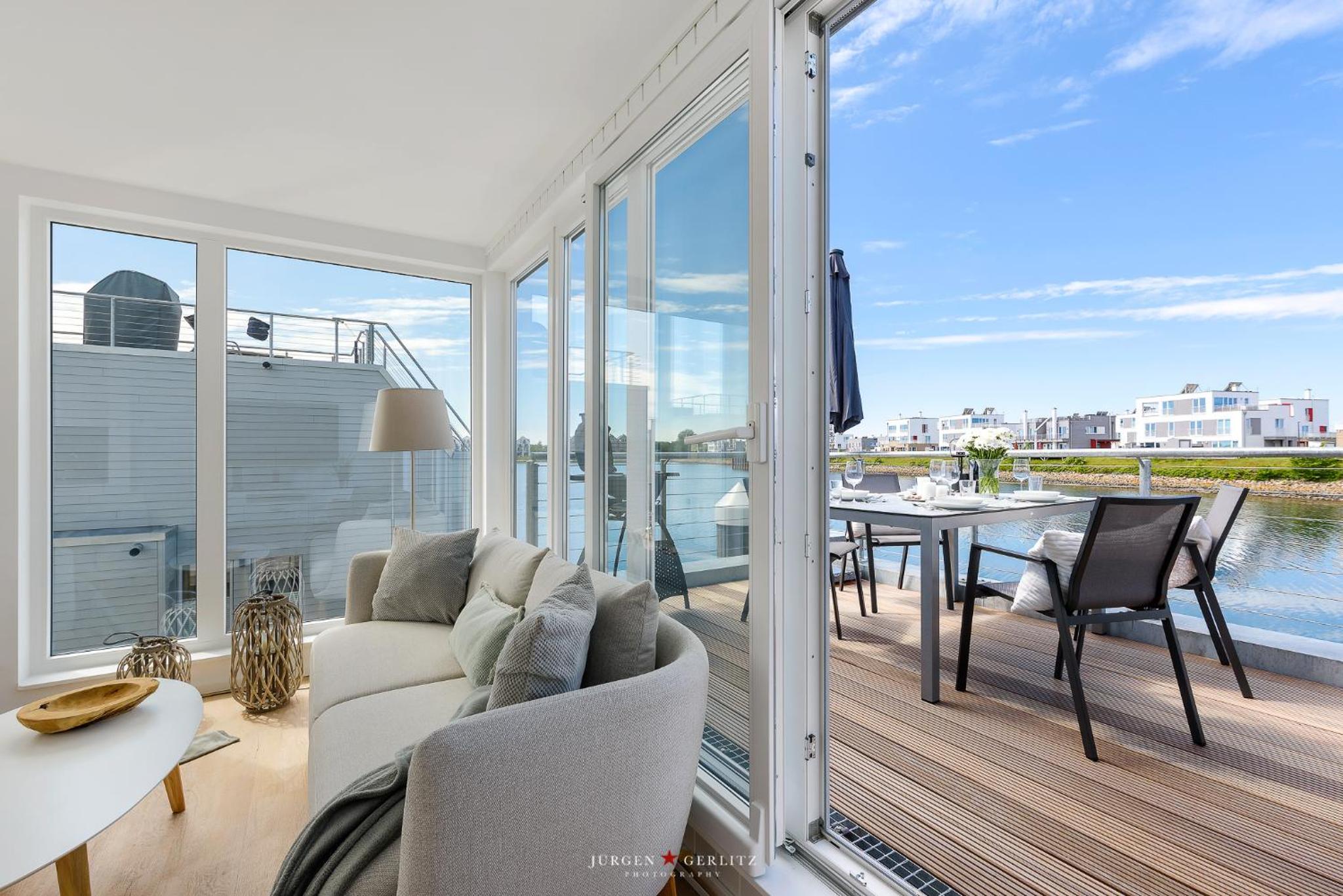 Ferienhaus Hausboot Seeteufel Olpenitz