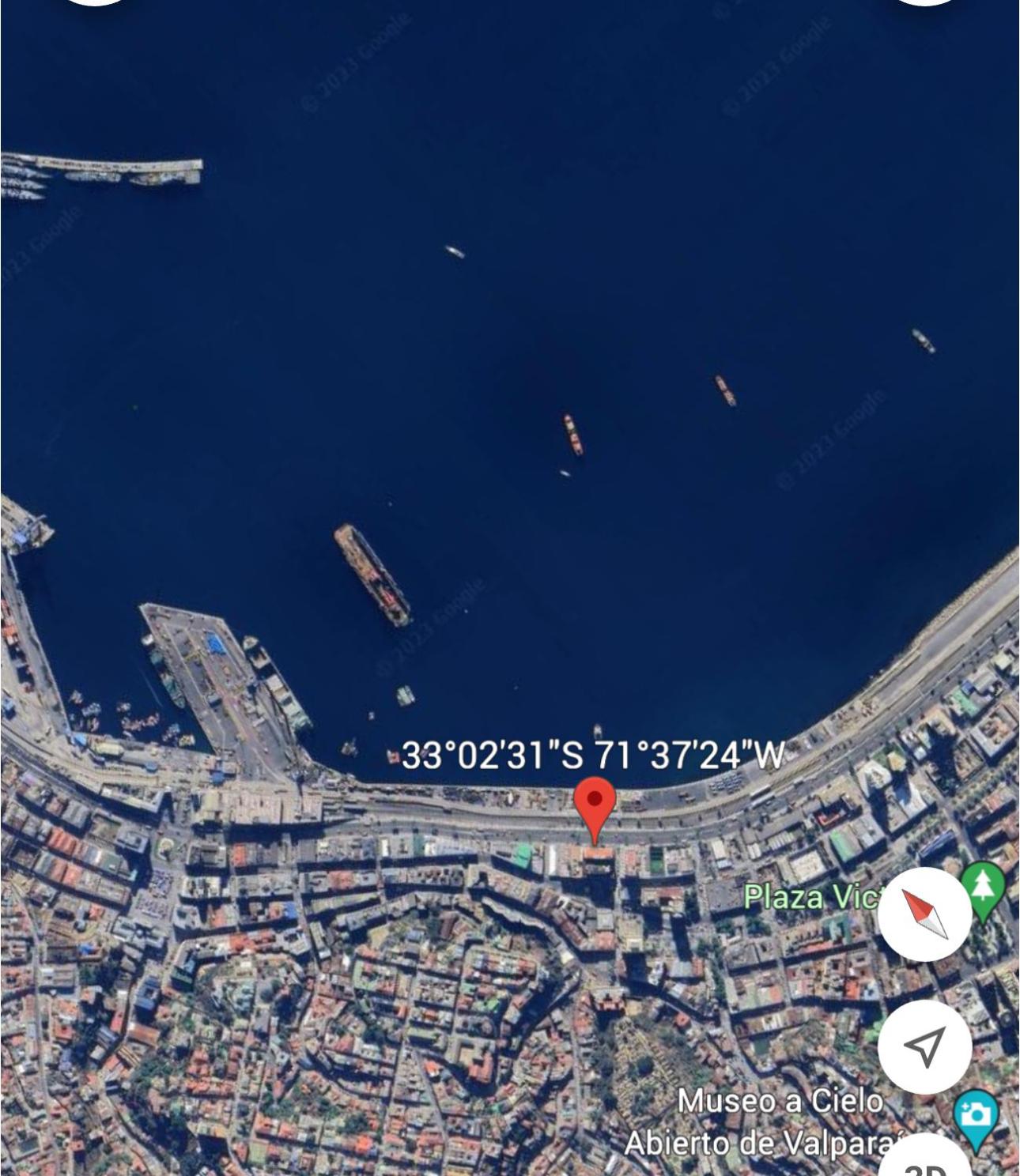 Vista al mar Valparaíso