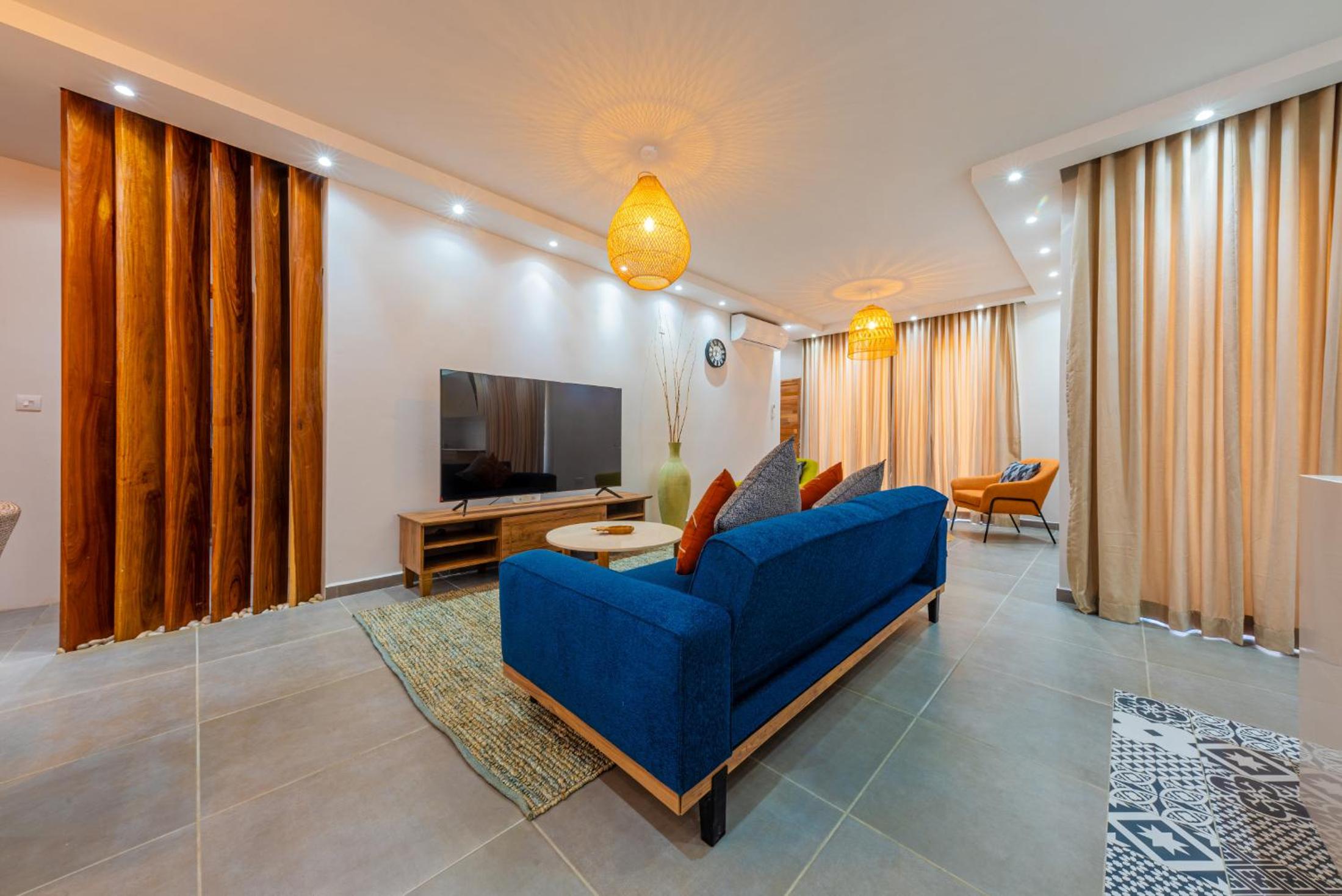High end, luxury and cosy holiday apartment with pool and close to the beach view 5
