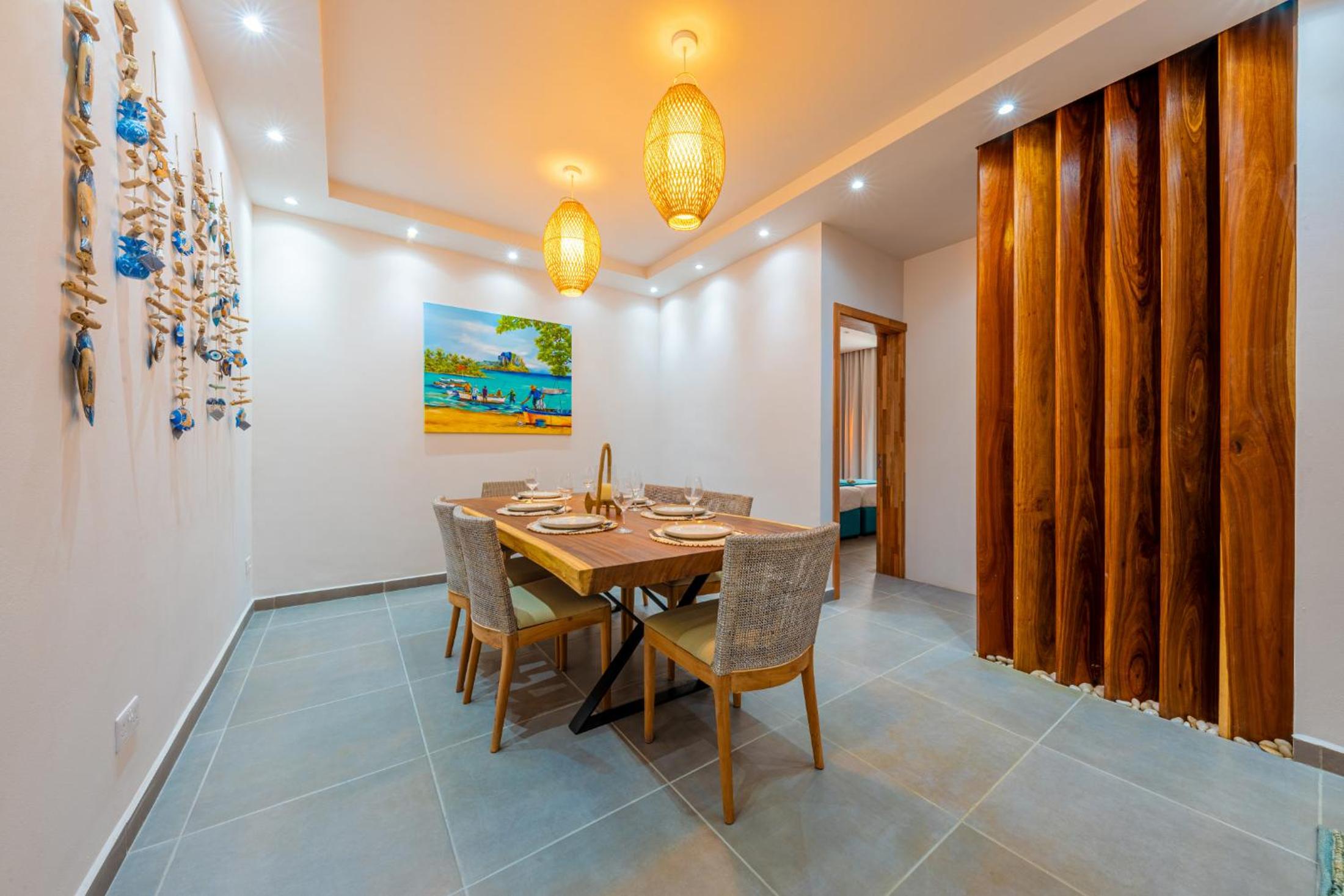 High end, luxury and cosy holiday apartment with pool and close to the beach view 3