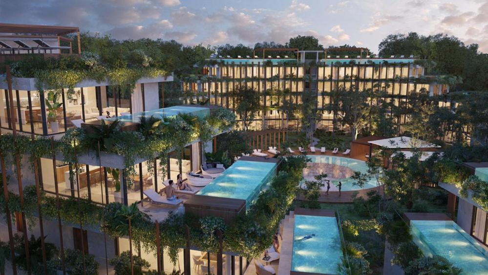 Temple Paradise Luxury Suites 6 Min From Beach view 3