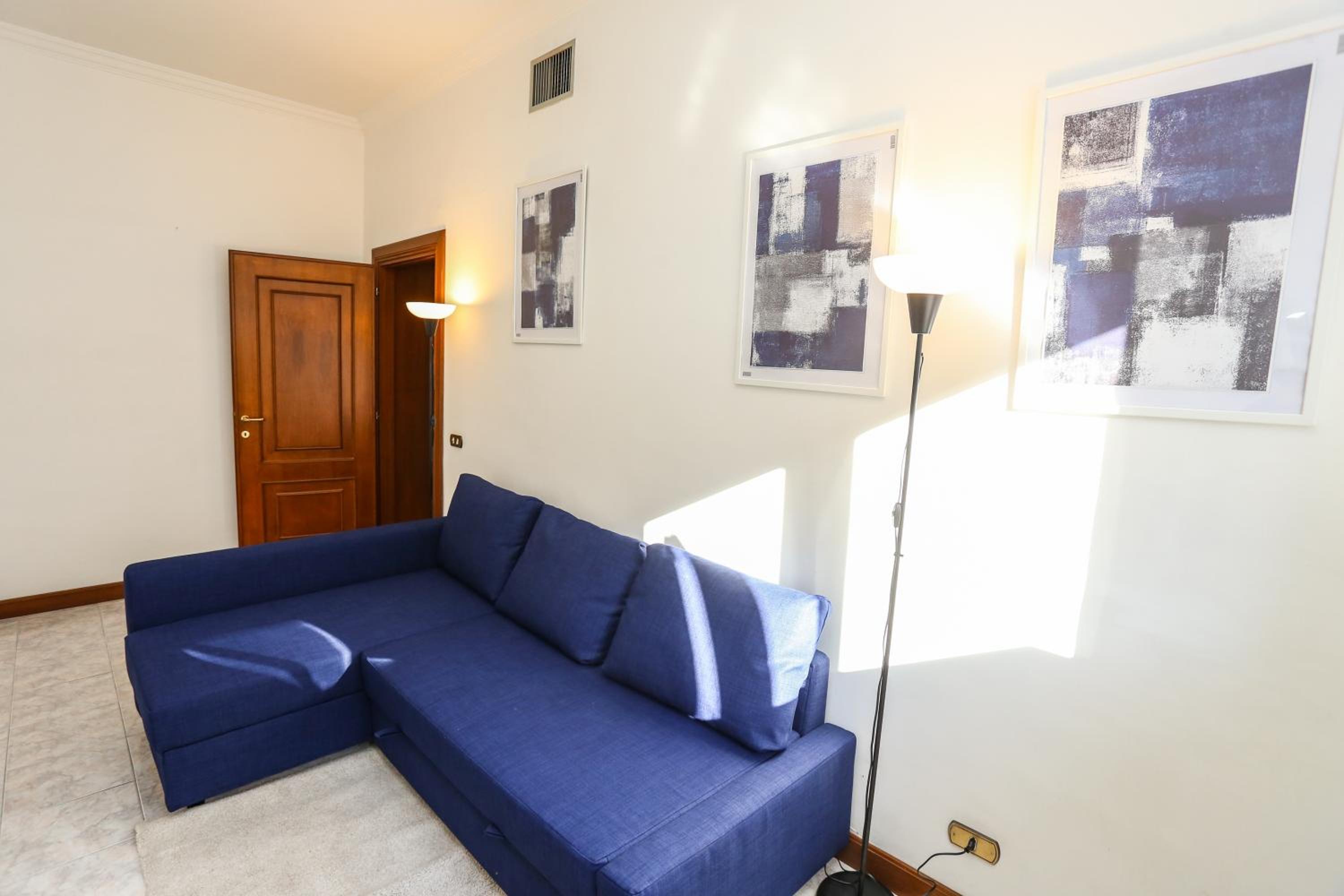 Blue Vatican House