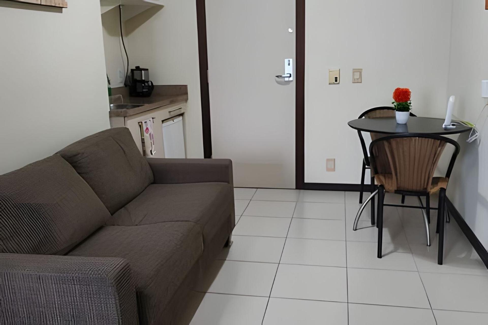 Studio pé na areia, vista, internet e ar