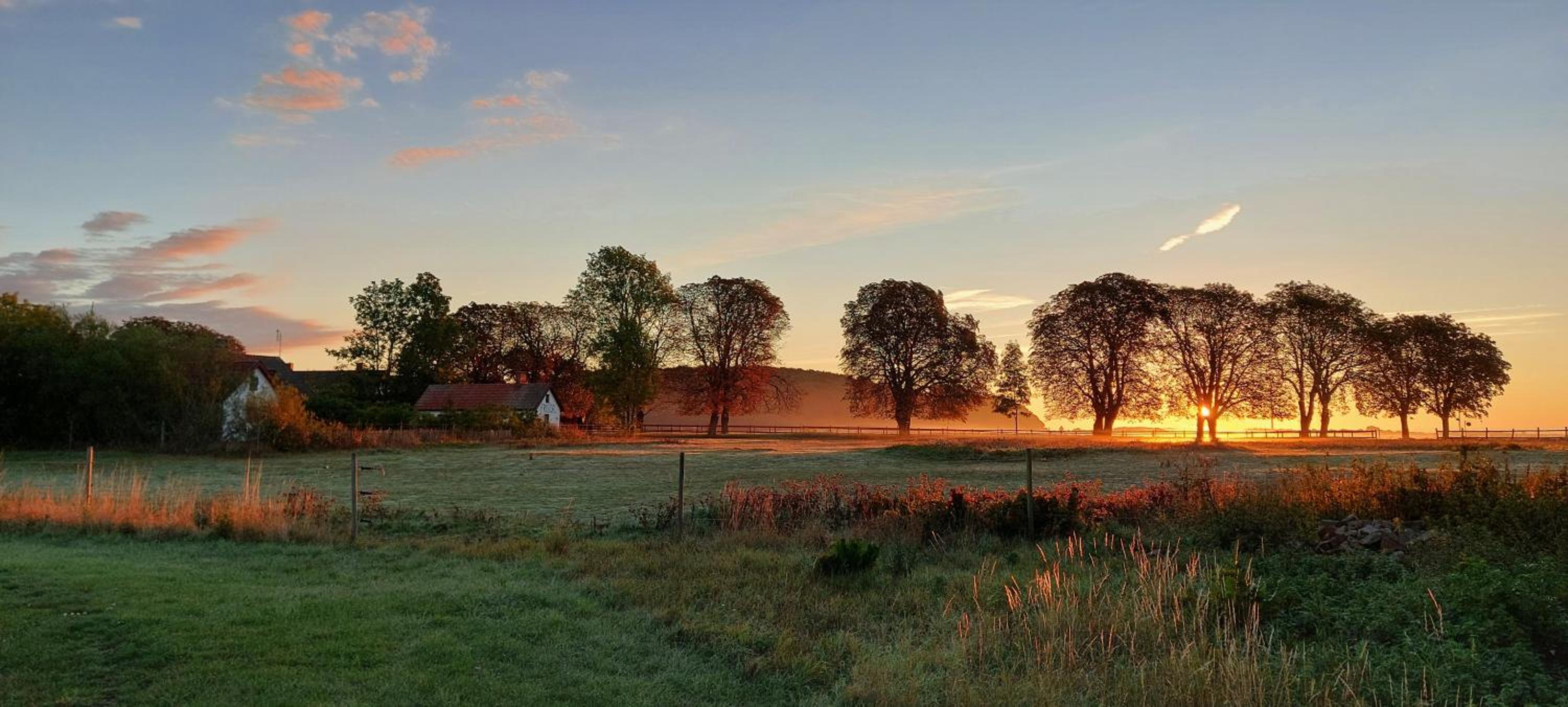 Lantligt och lugnt boende nära natur och stad