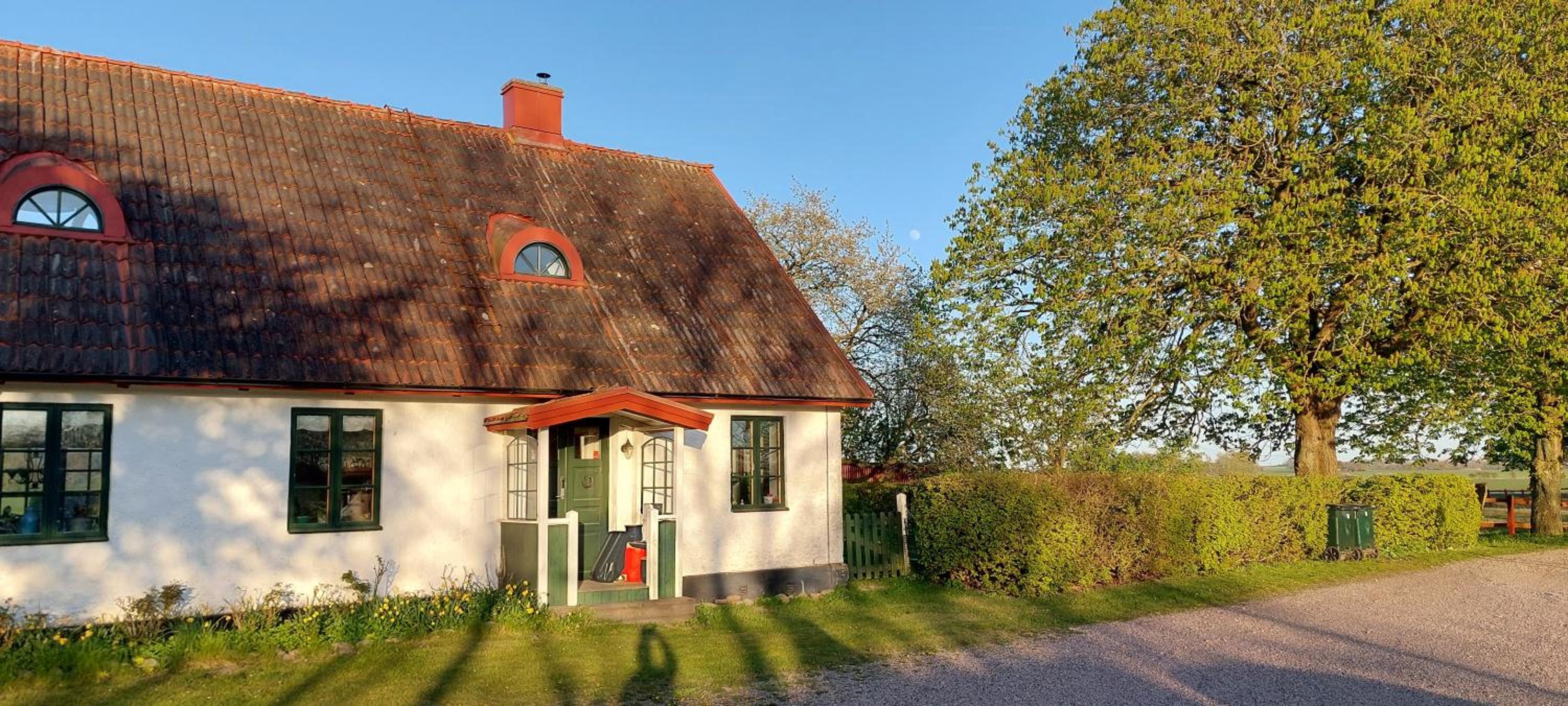 Lantligt och lugnt boende nära natur och stad