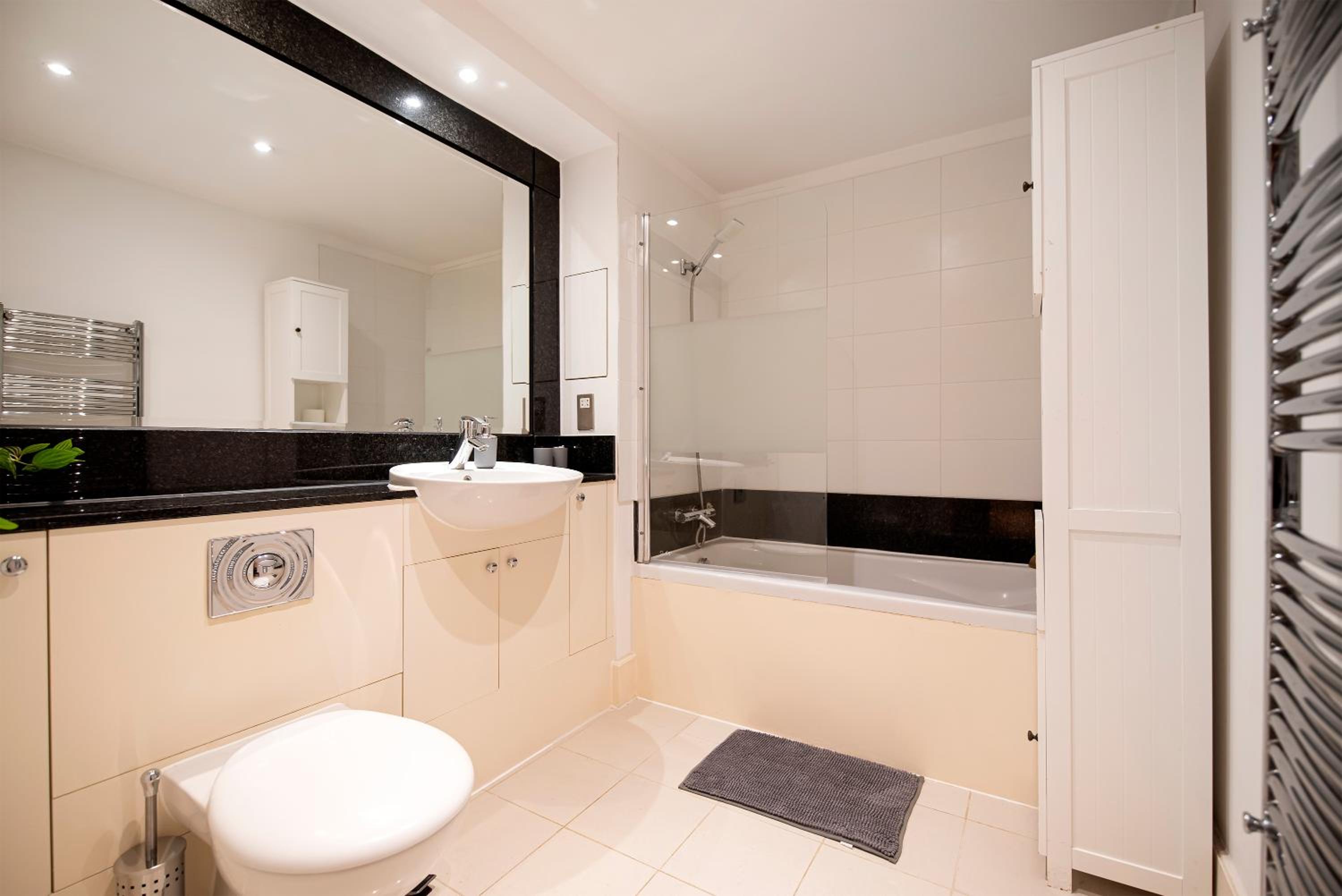 Terraced riverview apartment