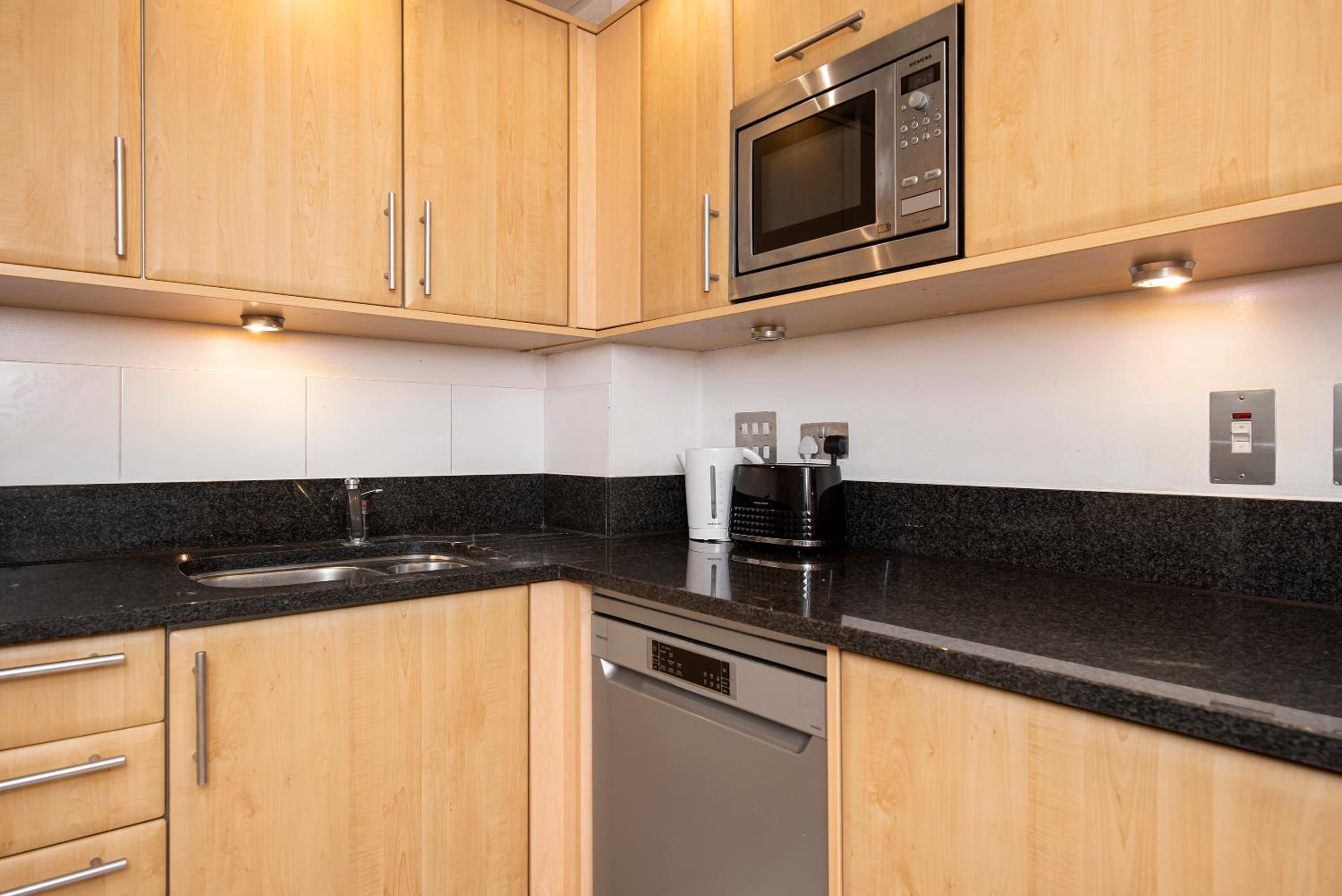 Terraced riverview apartment