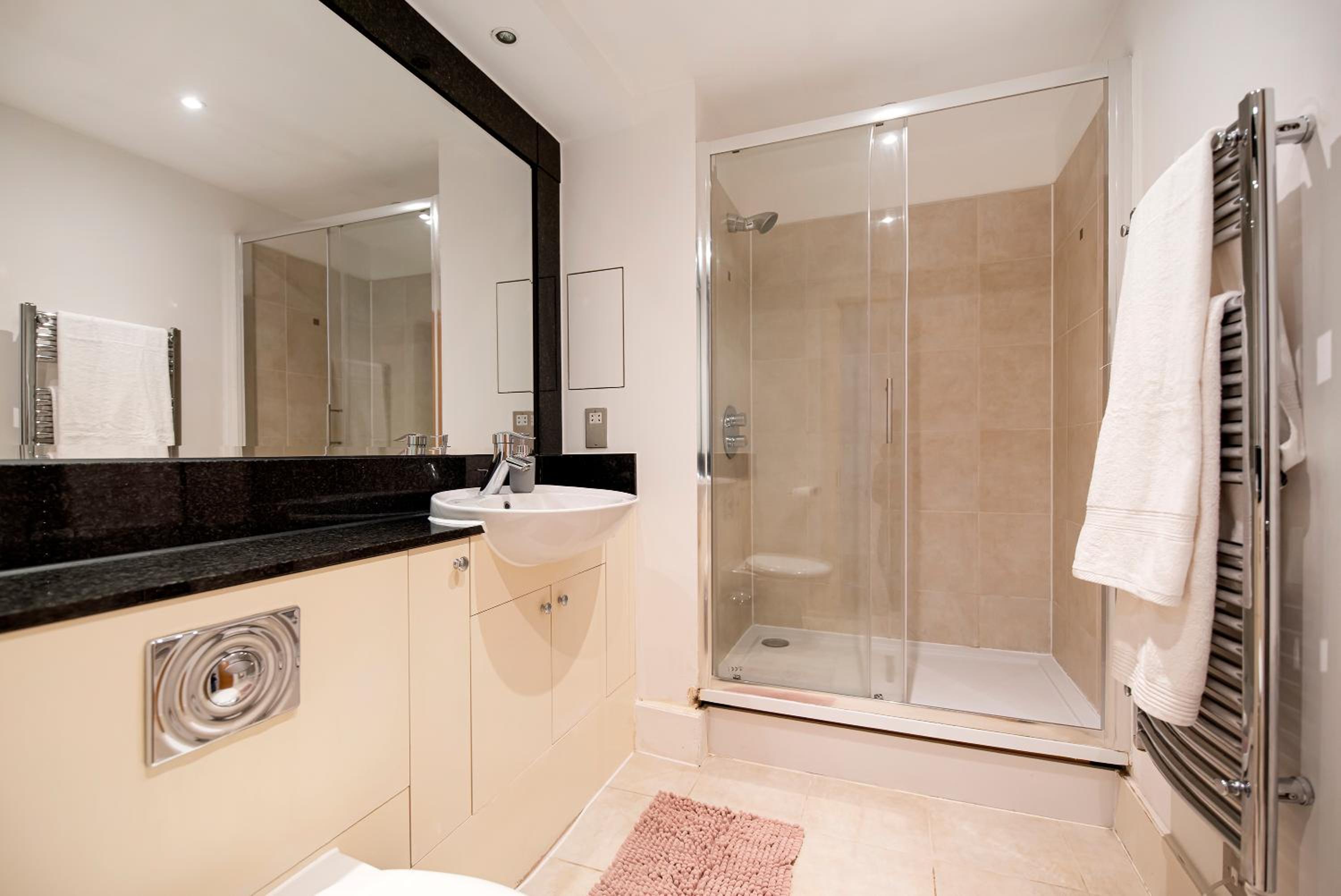Terraced riverview apartment