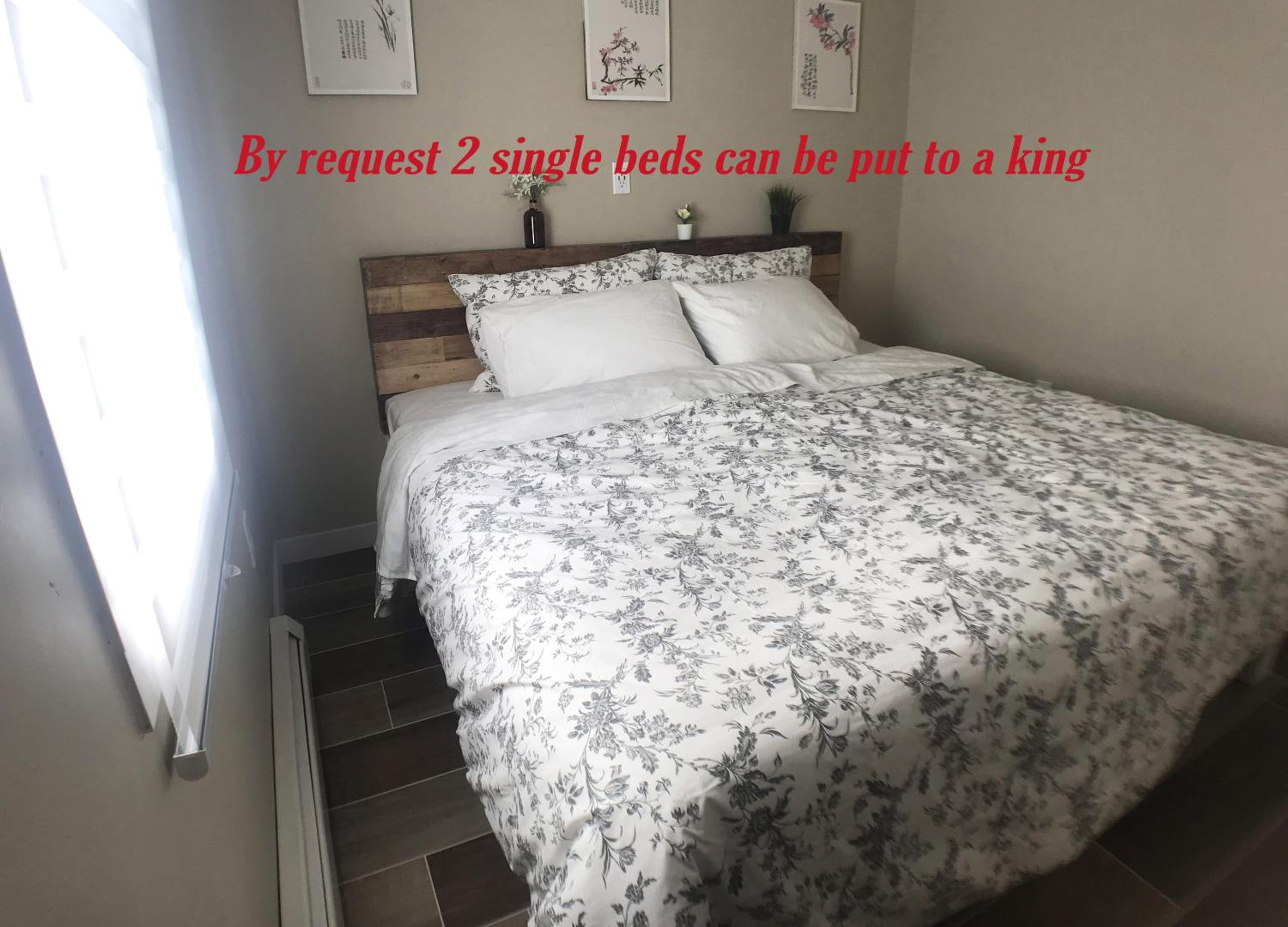 Modern, Cheerful 2BD 1BR Apt+Free parking