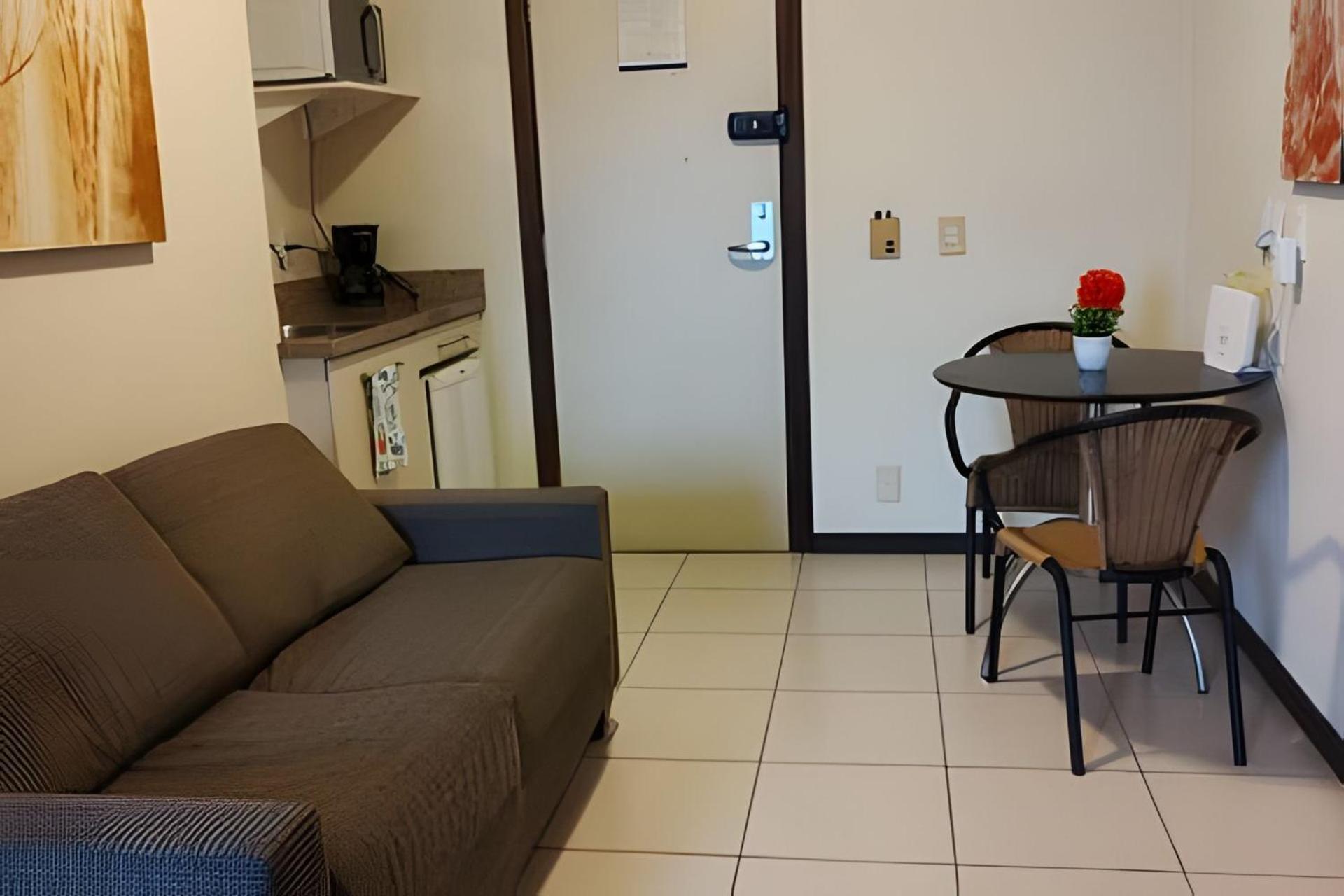 Studio pé na areia, vista, internet e ar