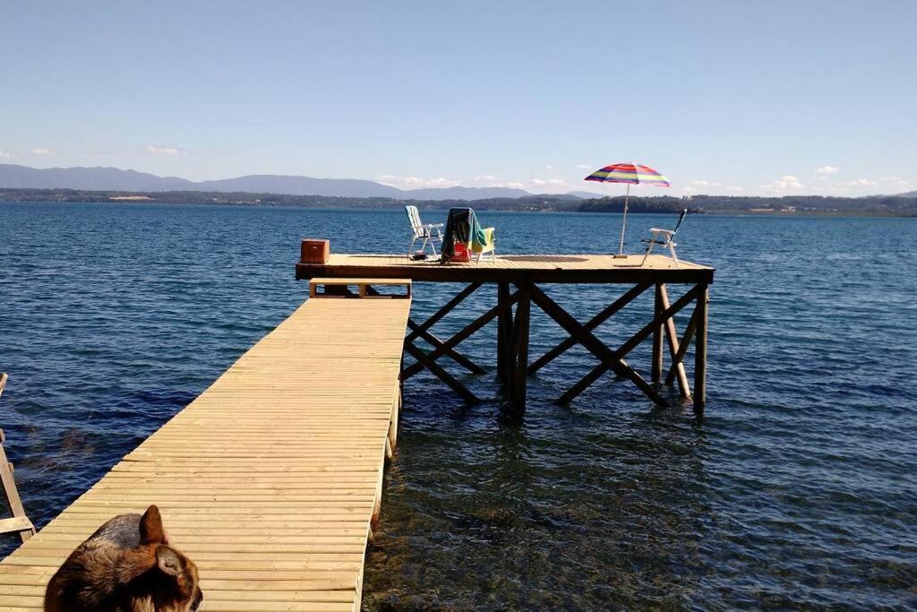 Orilla Lago Calafquén Muelle Privado