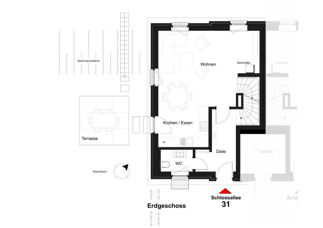 Villa Küsteneck mit Meerblick und Wellnessbereich