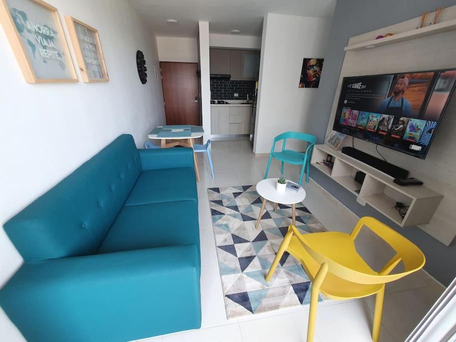 Acogedor Apto en piso 22 vista al mar