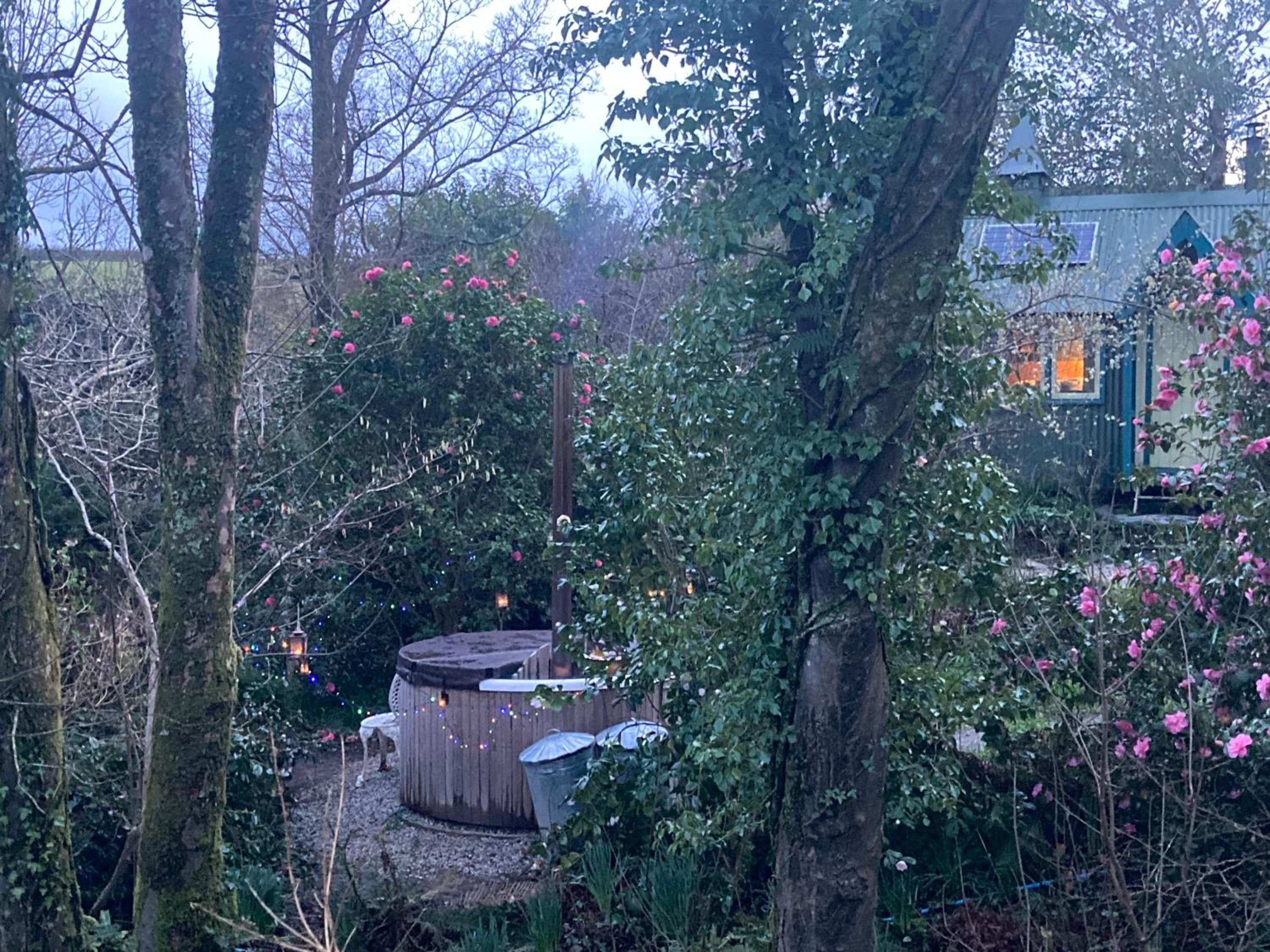 Enchanting Hand Painted Tabernacle with Hot Tub view 5