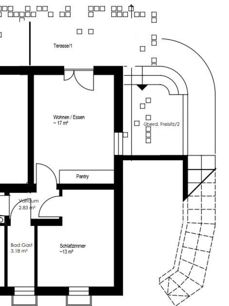 Gemütliches Garten-Apartment mit Bergblick