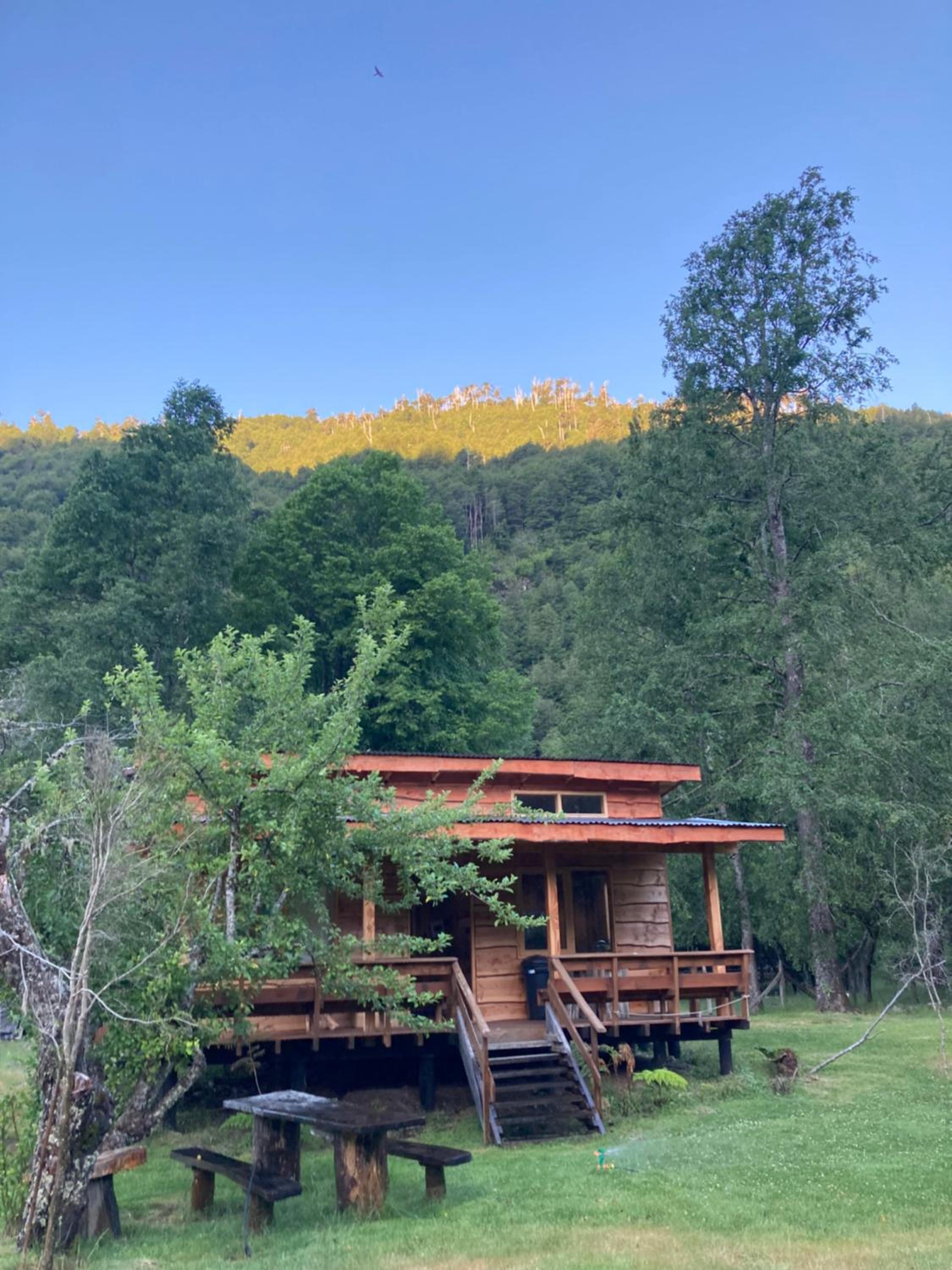Cabañas cordillera Rio Blanco