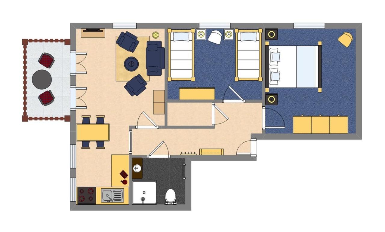 Stilvoll einger. Fewo mit Balkon, Parkplatz, in Strandnähe