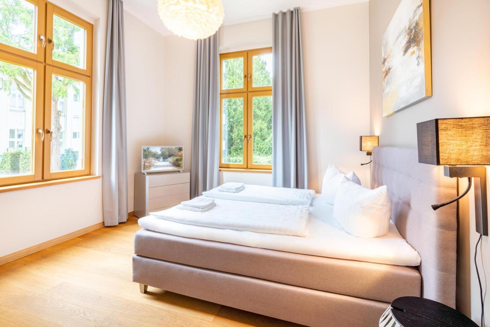 Designerwohnung in alter Villa für Familien, mit Terrasse und 2 Schlafzimmern